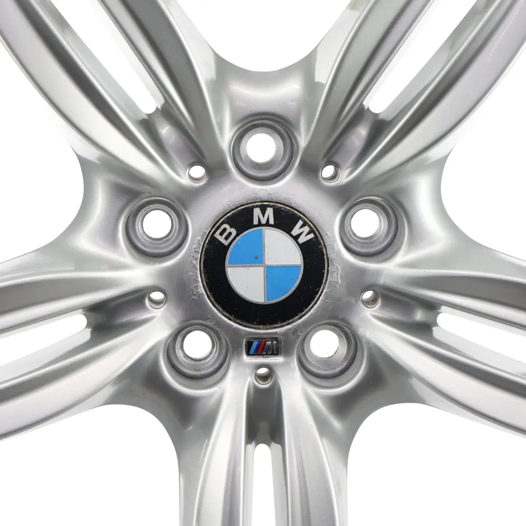 BMW F10 F12 Rear Wheel Alloy Rim M Double Spoke 351 Silver 9J 19" ET:44 - SKU 7842653-7 - Part number 7842653