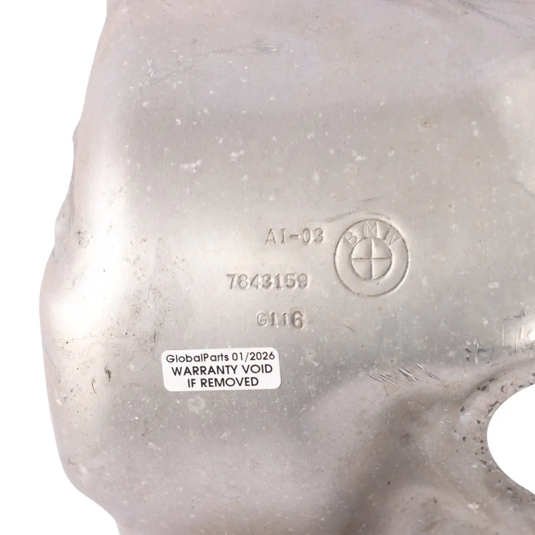 BMW F10 M5 F12 M6 Heat Insulation Plate Turbocharger Panelling Cover - SKU 7843159-1 - Part number 7843159