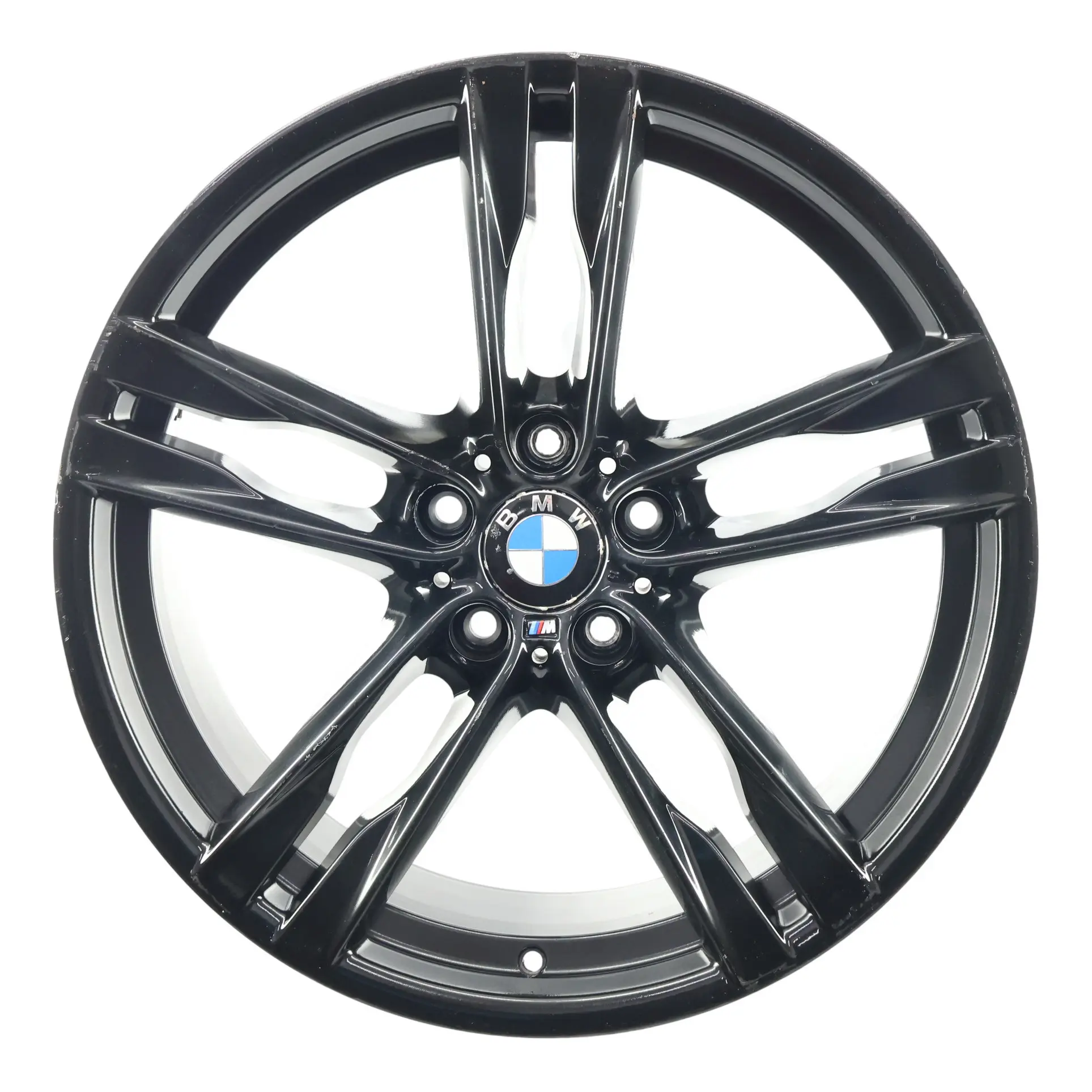 BMW F06 F12 Jante Arrière Alliage Noir 20" 9J ET:44 M Double Rayon 373 7843716