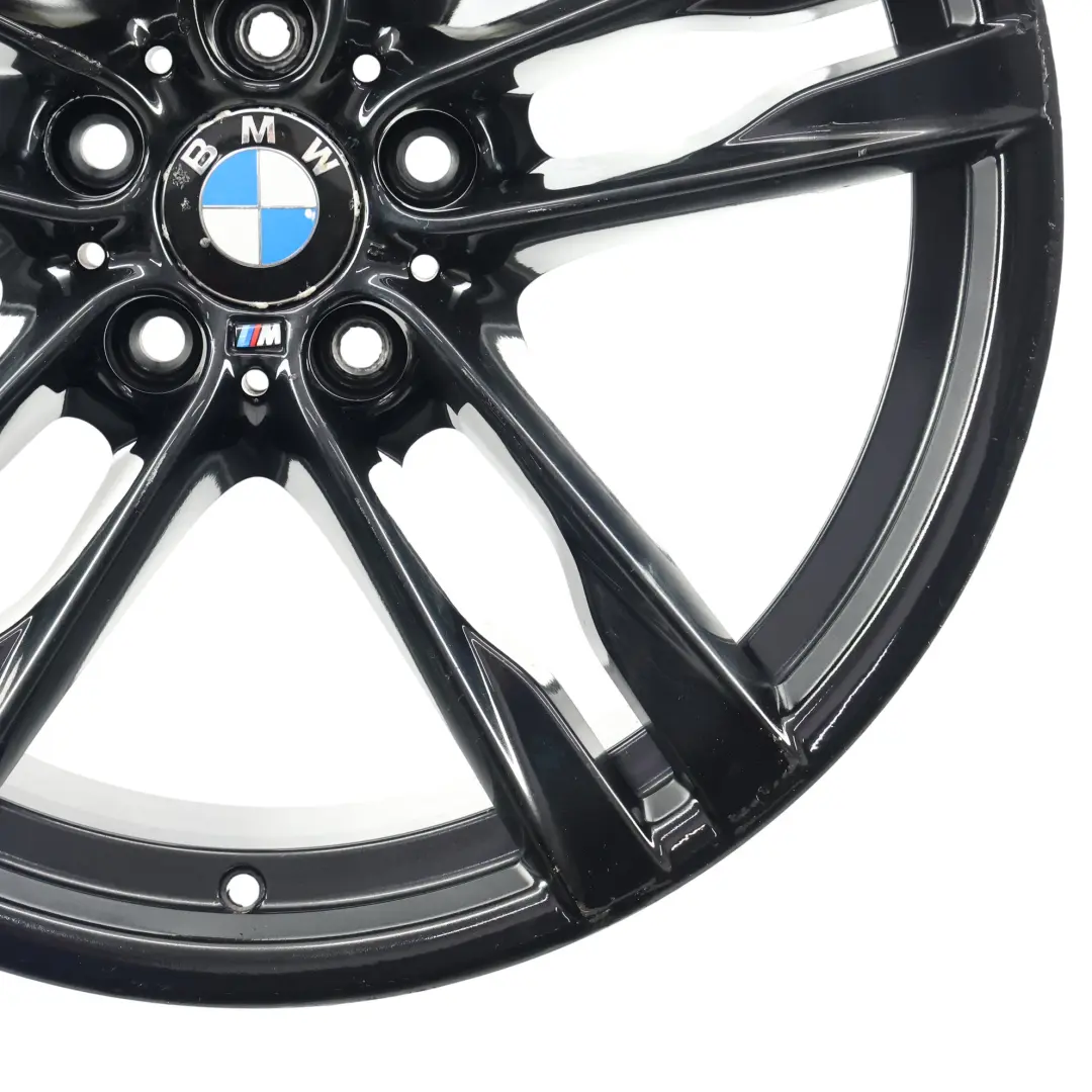 BMW F06 F12 Black Rear Wheel Alloy Rim 20" 9J ET:44 M Double Spoke 373 - SKU 7843716-1 - Part number 7843716