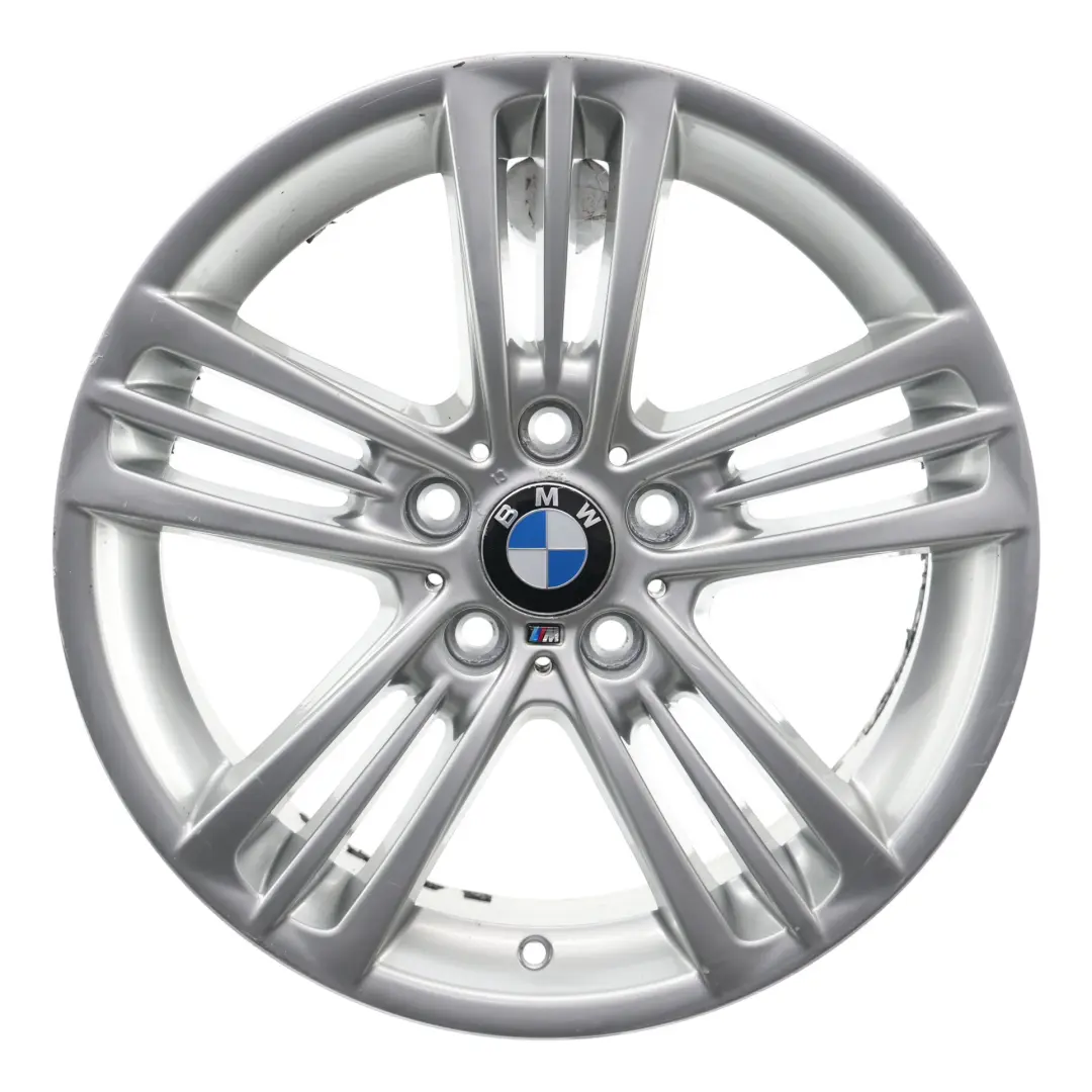 BMW X3 F25 X4 F26 Silberne Leicht Metall Felge 18" 8J ET:43 - SKU 7844249-2 - Teilenummer 7844249