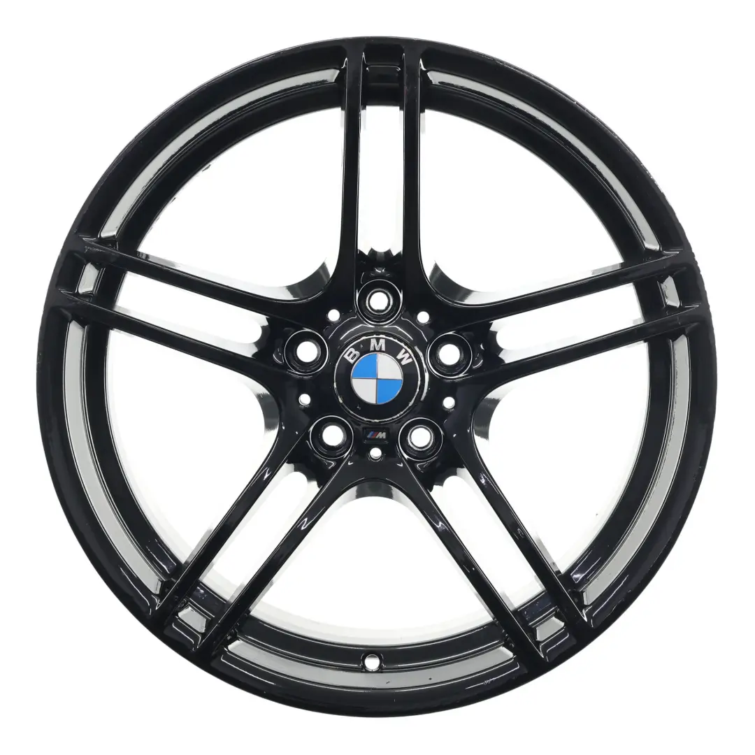 BMW E90 E91 Cerchio Anteriore Lega Nera 19" M Doppie Razze 313 8J ET:37 - SKU 7844343-6 - Numero di parte 7844343
