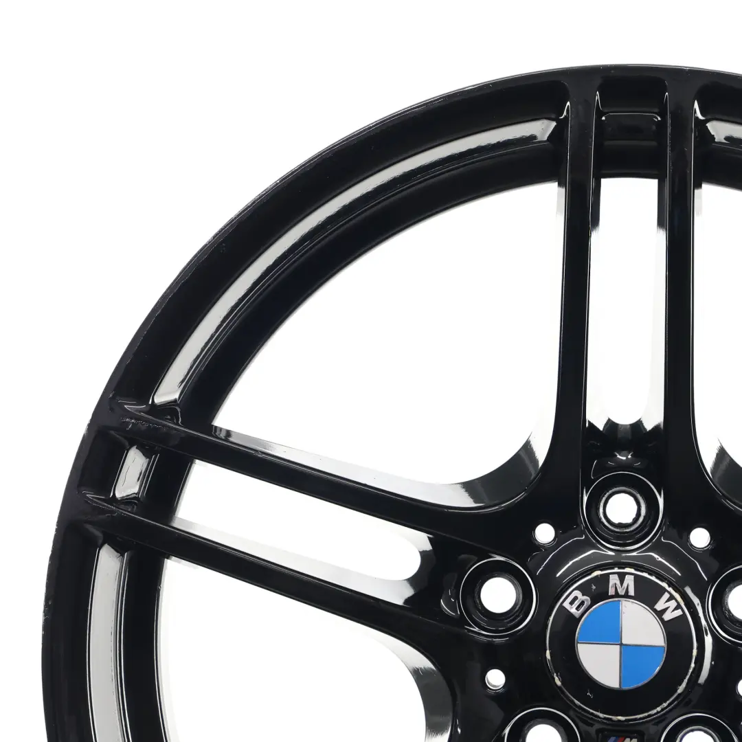 Vorderradfelge Schwarz 19" M Doppelspeiche 313 8J ET:37 für BMW E90 E91 mit Teilenummer 7844343 BMW E90 E91 Vorderradfelge Schwarz 19" M Doppelspeiche 313 8J ET:37 - SKU 7844343-6 - Teilenummer 7844343