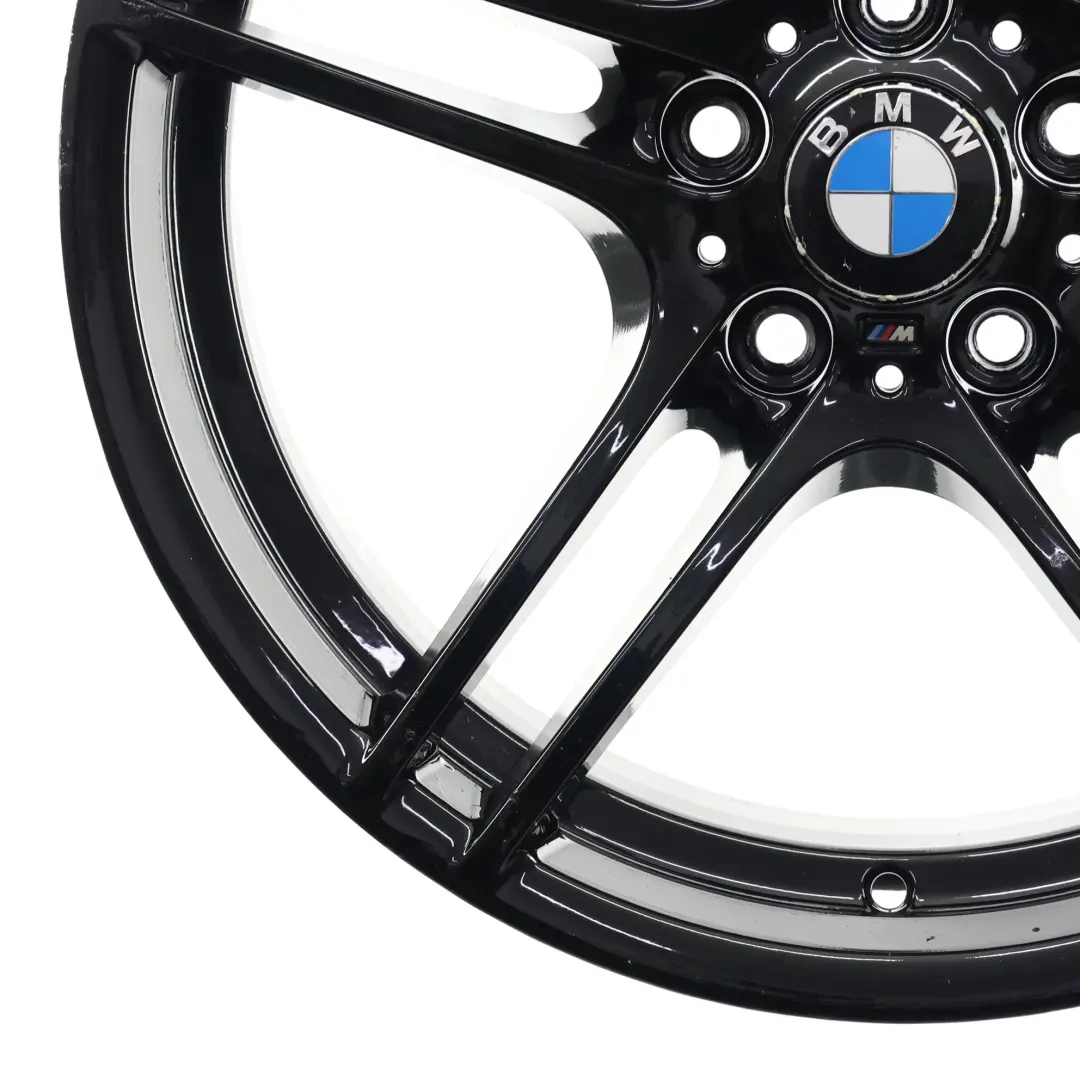 Vorderradfelge Schwarz 19" M Doppelspeiche 313 8J ET:37 für BMW E90 E91 mit Teilenummer 7844343 BMW E90 E91 Vorderradfelge Schwarz 19" M Doppelspeiche 313 8J ET:37 - SKU 7844343-6 - Teilenummer 7844343