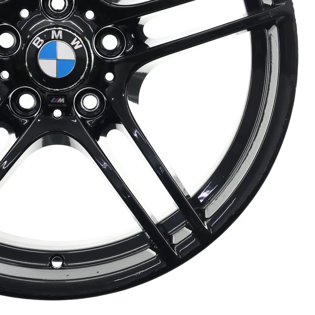 BMW E90 E91 Vorderradfelge Schwarz 19" M Doppelspeiche 313 8J ET:37 - SKU 7844343-6 - Teilenummer 7844343