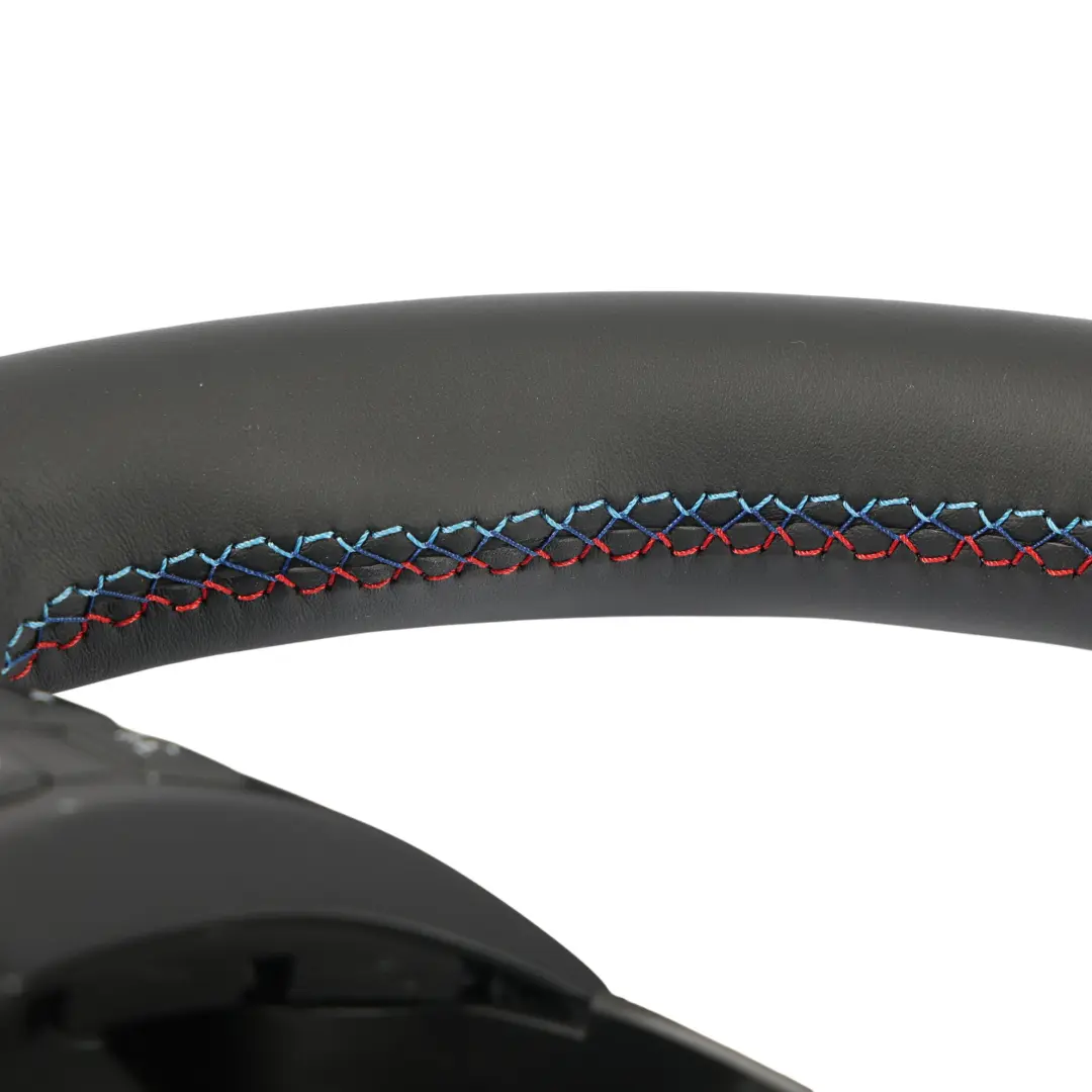 NUOVO Nero Pelle M Sport M-Tricolore Multifunzione per BMW X5 E70 Volante con numero di parte 7844566 BMW X5 E70 Volante NUOVO Nero Pelle M Sport M-Tricolore Multifunzione - SKU 7844566-2 - Numero di parte 7844566