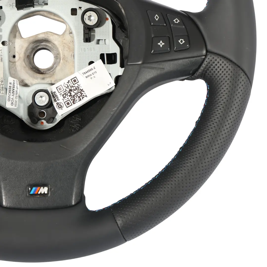 BMW X5 E70 Volante NUEVO Cuero Negro M Sport M-Tricolored Multifunción - SKU 7844566-2 - Número de pieza 7844566