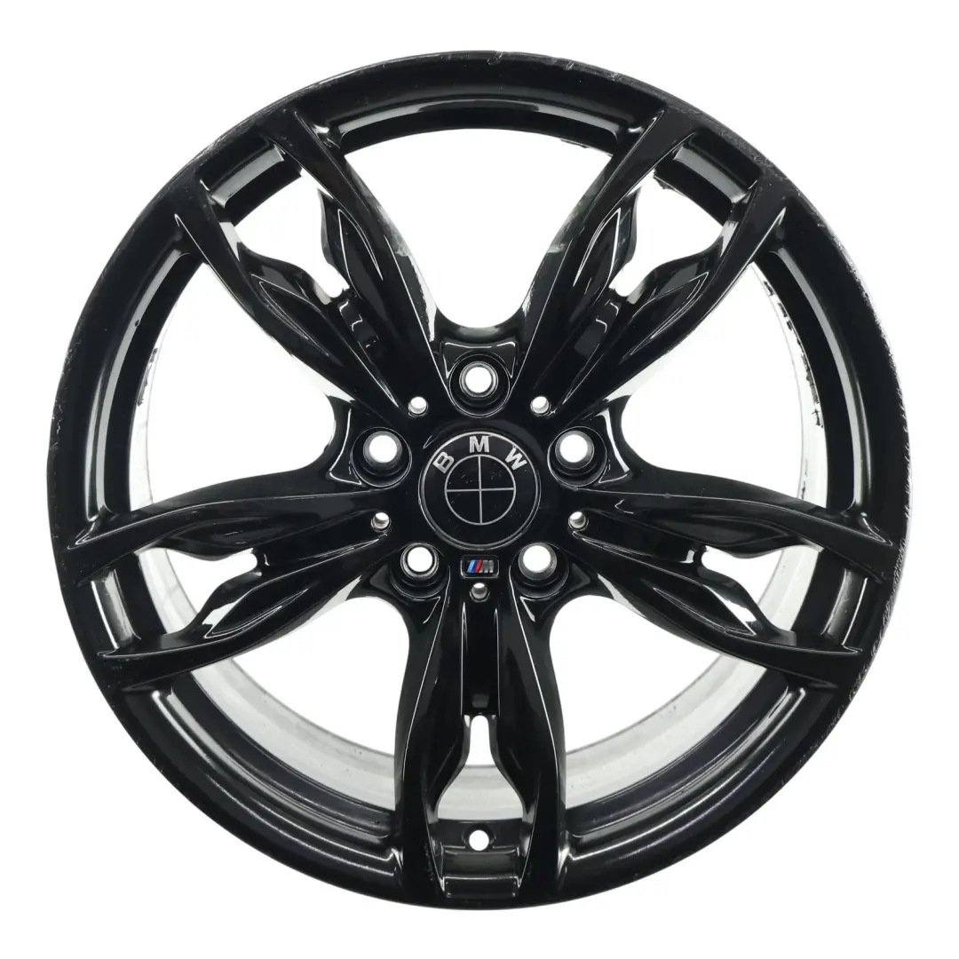 BMW F20 F21 F22 F23 Llanta de Aleación Negra 18" M Doble Radio 436 ET:45 7,5J - SKU 7845870-1 - Número de pieza 7845870