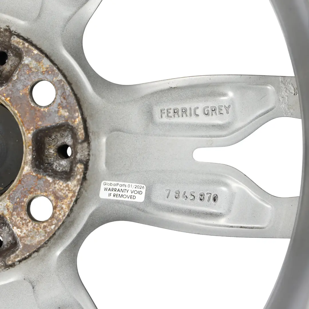 BMW F20 Jante avant en alliage gris ferrique 18" M Double Spoke 436 7,5J - SKU 7845870-4 - Numéro de pièce 7845870