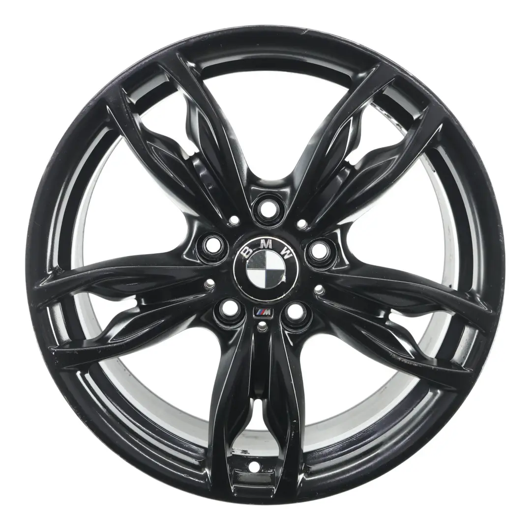 Alloy Rim 18" ET:52 8J M Double Spoke 436 to BMW F20 F21 F22 Black Wheel with Part number 7845871 BMW F20 F21 F22 Black Wheel Alloy Rim 18" ET:52 8J M Double Spoke 436 - SKU 7845871-10 - Part number 7845871