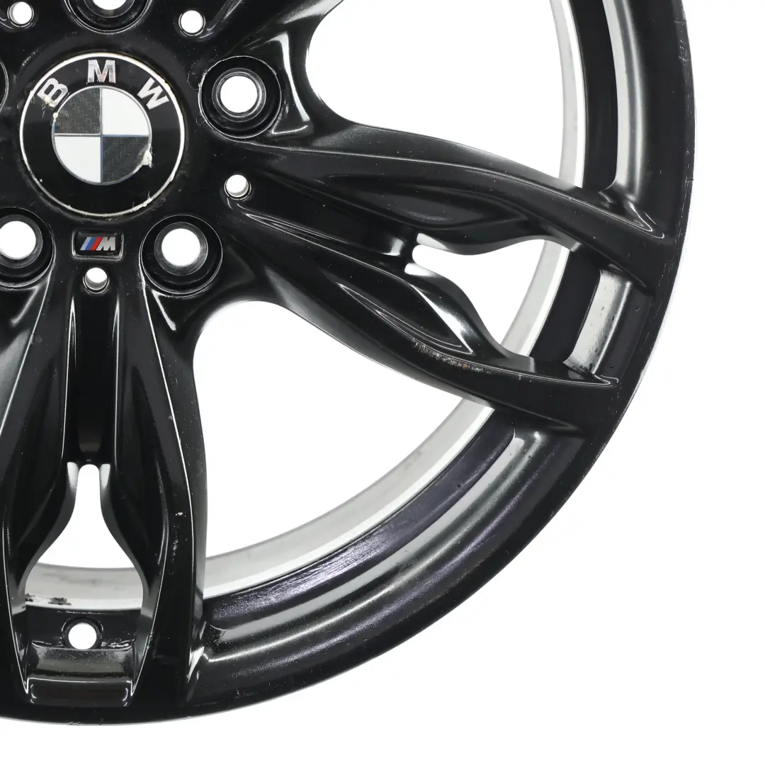 Alloy Rim 18" ET:52 8J M Double Spoke 436 to BMW F20 F21 F22 Black Wheel with Part number 7845871 BMW F20 F21 F22 Black Wheel Alloy Rim 18" ET:52 8J M Double Spoke 436 - SKU 7845871-10 - Part number 7845871