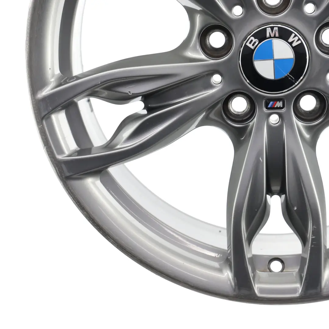 BMW F20 F21 F22 F23 Szara Felga Aluminiowa 18" ET:52 8J - SKU 7845871-2 - Numer Części 7845871