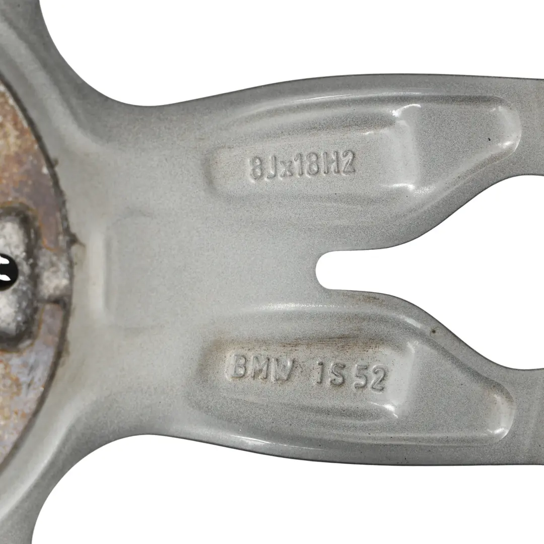 BMW F20 F21 F22 F23 Jante Alliage Gris Ferreux 18" M Doubles Rayons 436 ET:52 8J - SKU 7845871-5 - Numéro de pièce 7845871