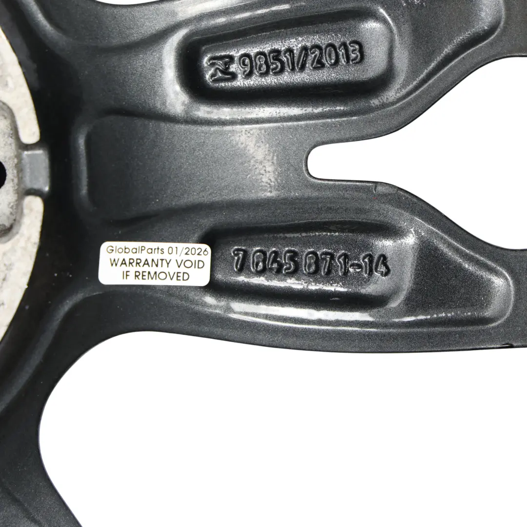 BMW F20 F21 F22 Schwarz Alufelge 18" ET:52 8J M Styling 436 - SKU 7845871-9 - Teilenummer 7845871