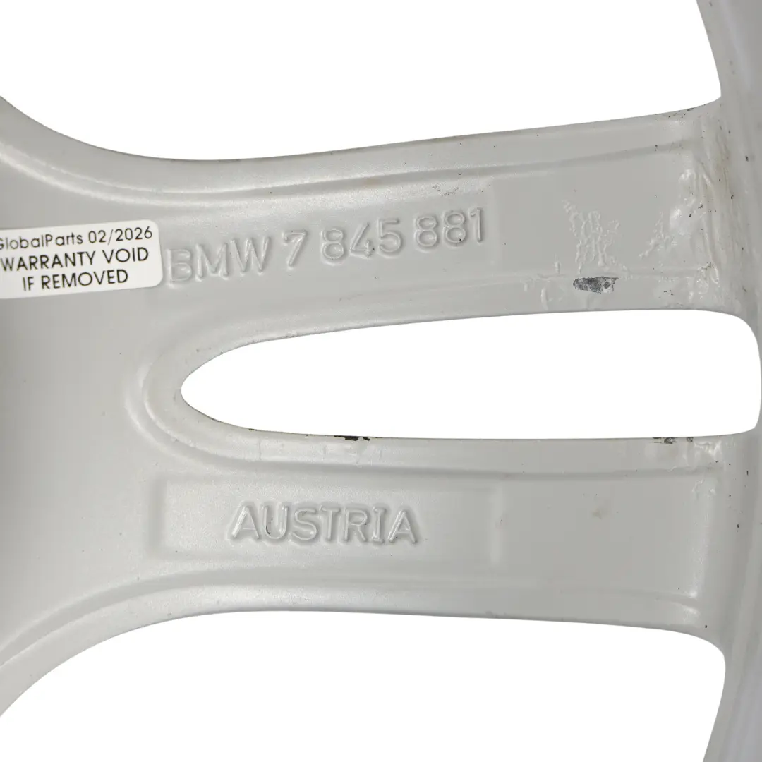 BMW F30 F31 F32 Rear Wheel Alloy Rim 18" 8,5J ET:47 M Star Spoke 400 - SKU 7845881-2 - Part number 7845881