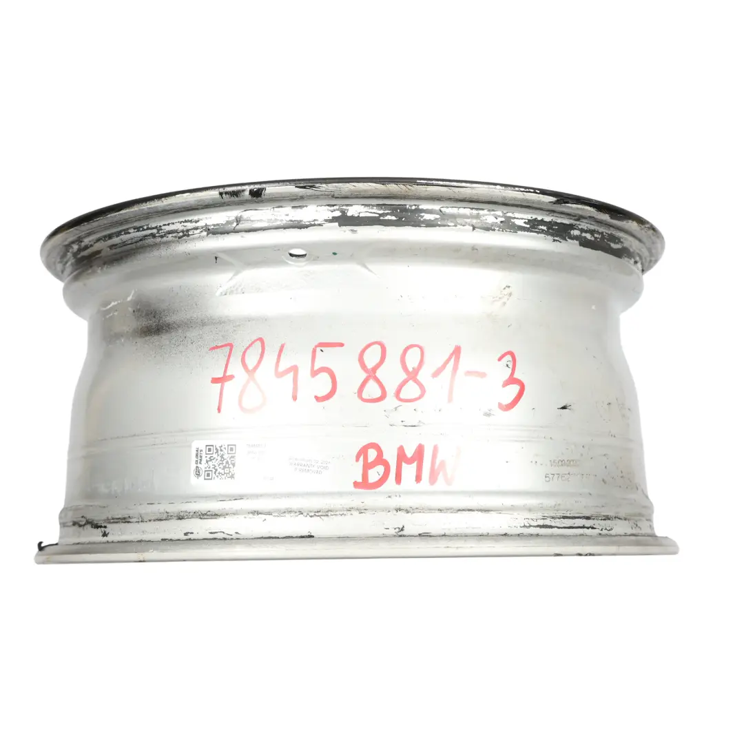 BMW F30 F31 Cerchio In Lega Posteriore Nero 18" 8,5J Et:47 M Star Spoke - SKU 7845881-3 - Numero di parte 7845881