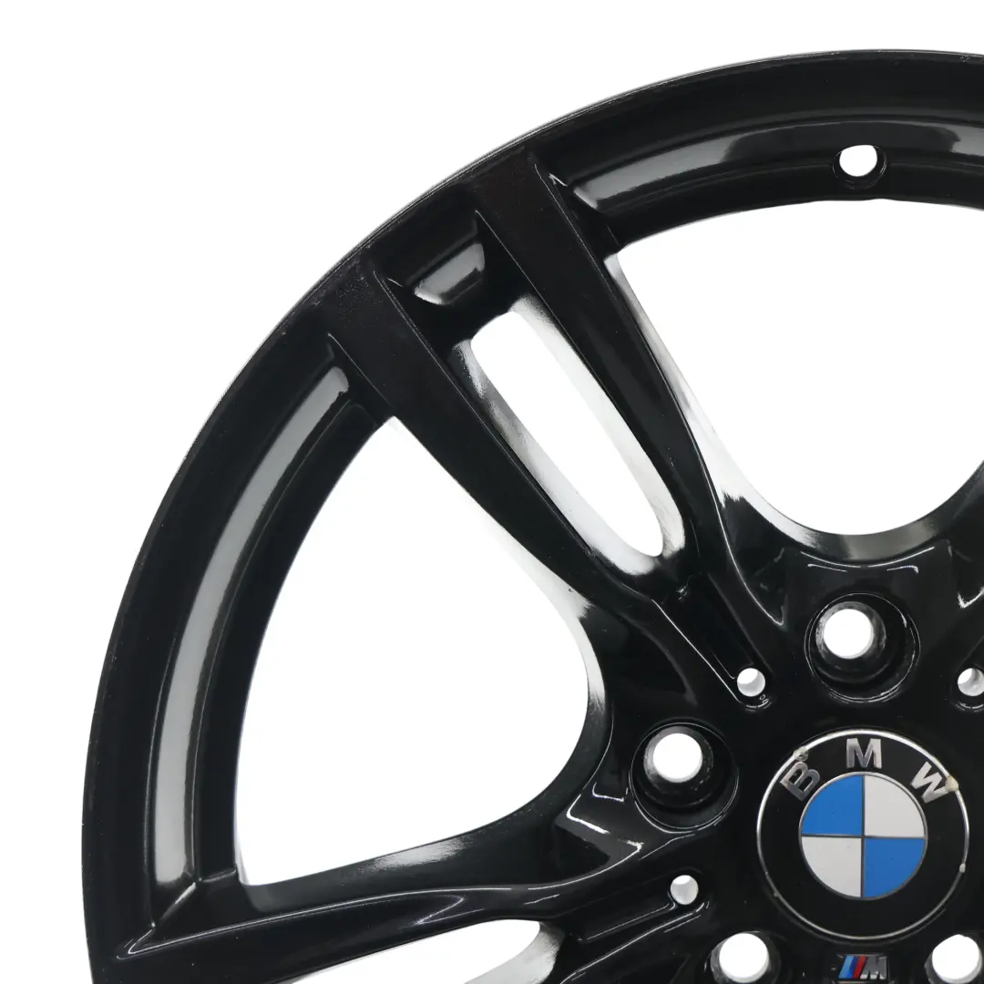 BMW F30 F31 Rear Black Wheel Alloy Rim 18" 8,5J ET:47 M Star Spoke 400 - SKU 7845881-3 - Part number 7845881