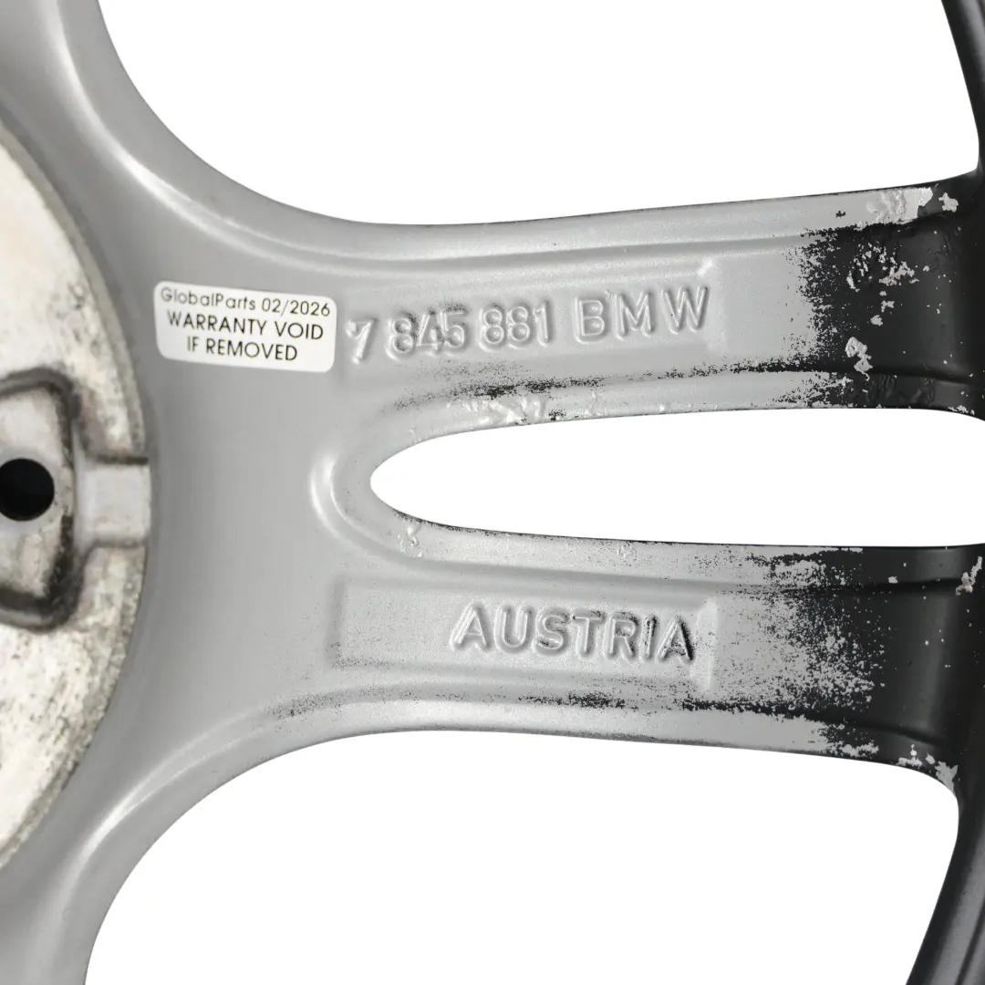 BMW F30 F31 Hinten Alu Felge Alufelge 18" 8,5J ET:47 M Sternspeiche 400 - SKU 7845881-4 - Teilenummer 7845881