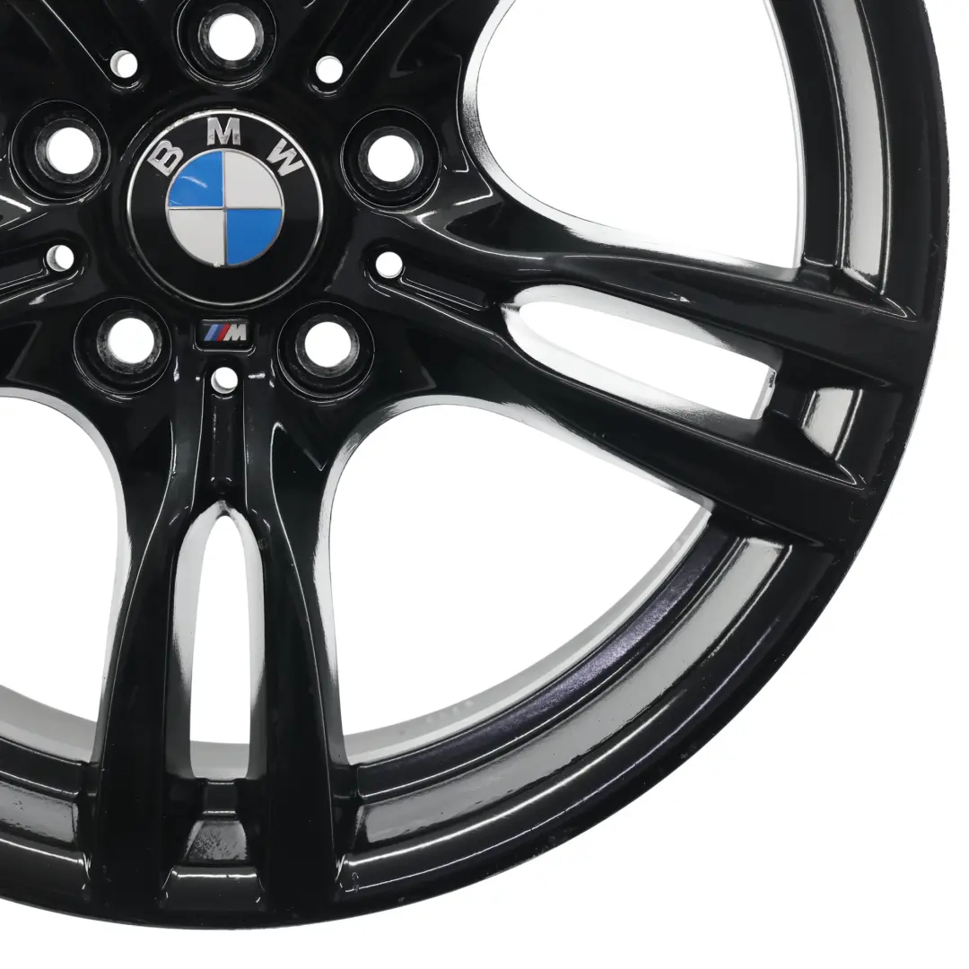 BMW F30 F31 Jante arriere alliage noir 18" 8,5J ET:47 M Star Spoke 400 - SKU 7845881-4 - Numéro de pièce 7845881