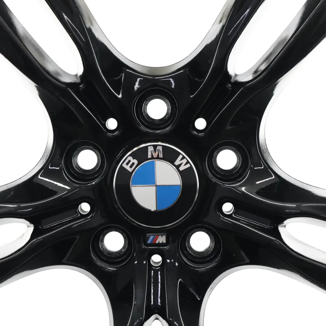 Rueda Trasera Llanta Aleación Negra 18" 8,5J 47 M Star Spoke 400 para BMW F30 F31 con número de pieza 7845881 BMW F30 F31 Rueda Trasera Llanta Aleación Negra 18" 8,5J 47 M Star Spoke 400 - SKU 7845881-4 - Número de pieza 7845881