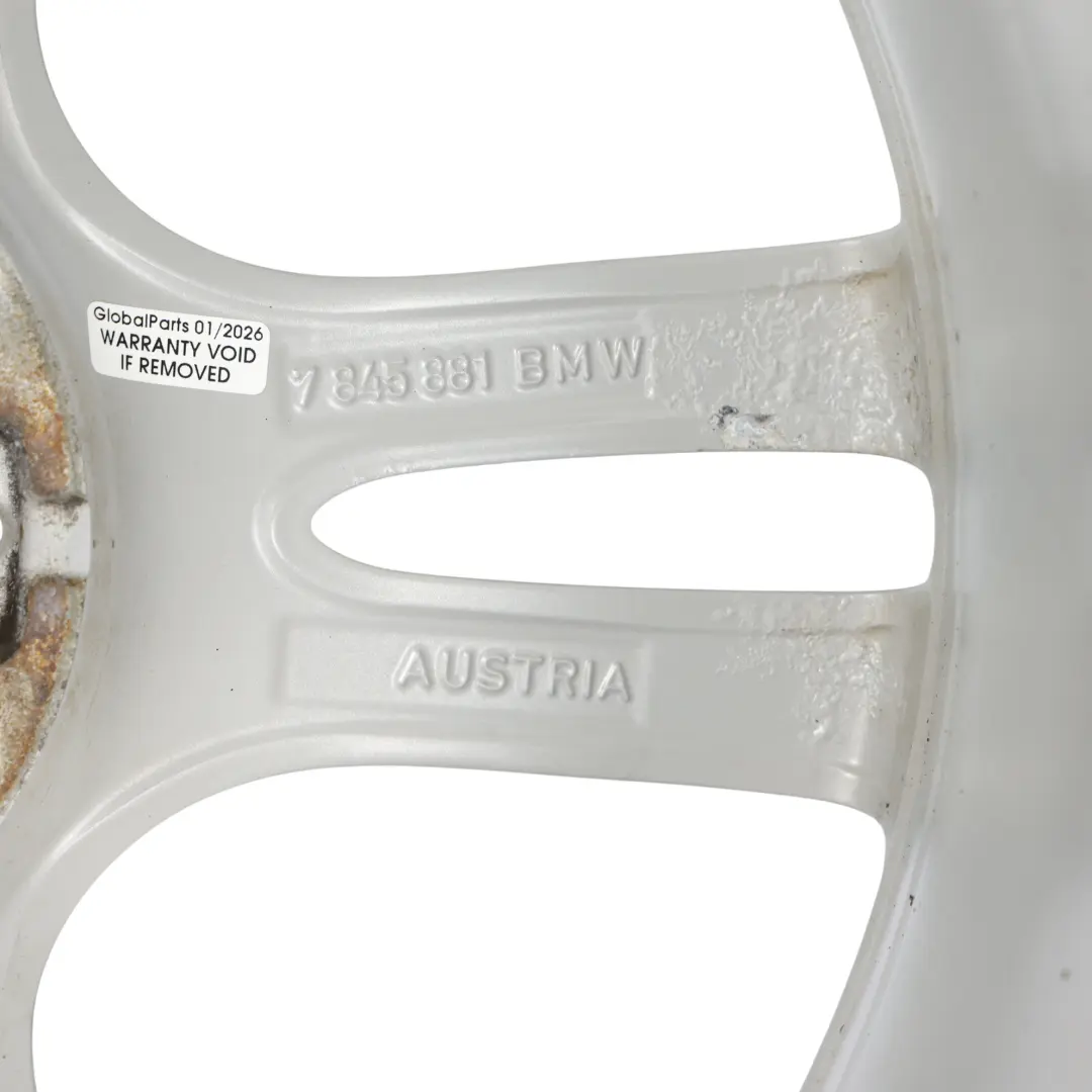 Alloy Rim 18" 8,5J ET:47 M Star Spoke 400 to BMW F30 F31 F32 Rear Wheel with Part number 7845881 BMW F30 F31 F32 Rear Wheel Alloy Rim 18" 8,5J ET:47 M Star Spoke 400 - SKU 7845881-7 - Part number 7845881