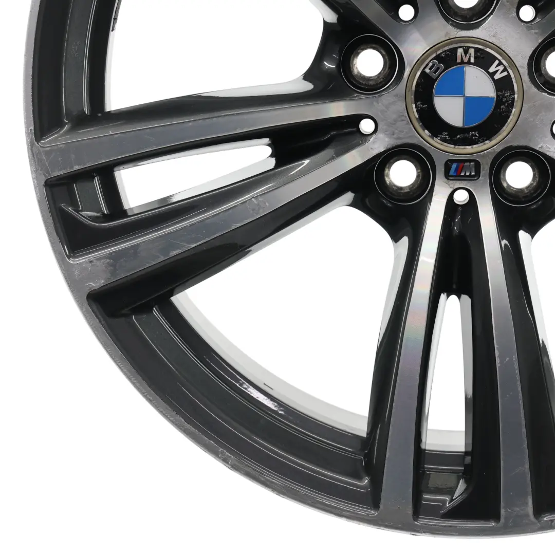 BMW F30 F31 Ferricgrey Hinten Felge Alufelge 19" 8,5J ET:47 M Doppelspeiche 442 - SKU 7846781 - Teilenummer 7846781
