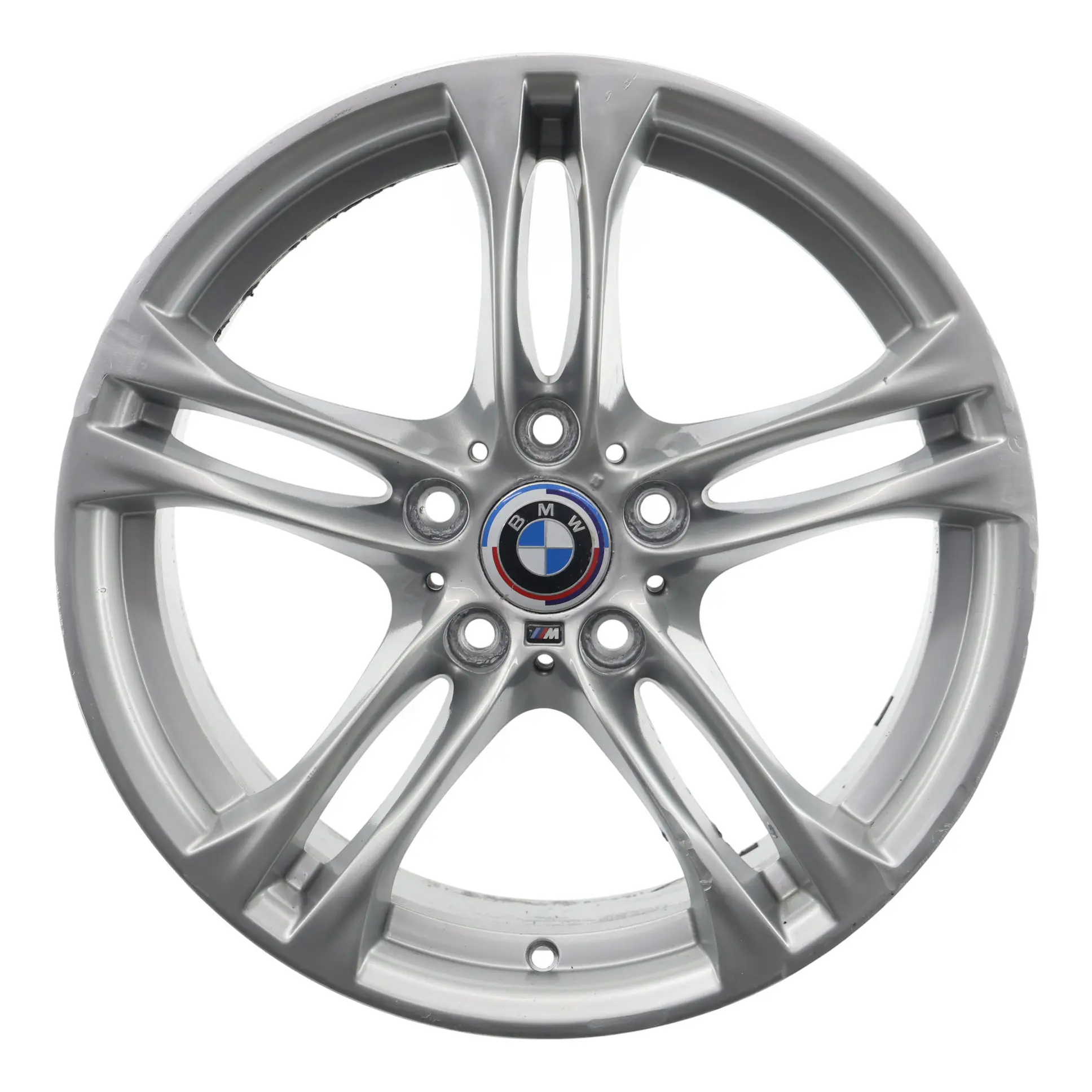 BMW F10 F12 Cerchio posteriore in lega 18" 9J ET:44 M Doppie razze 613 7848573