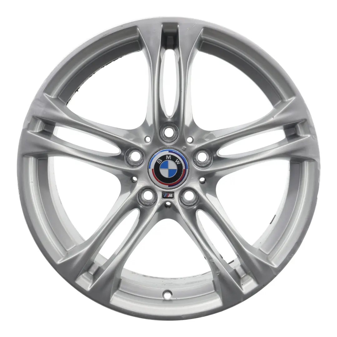 Rim Alloy 18" 9J ET:44 M Double Spoke 613 to BMW F10 F06 F12 Rear Wheel with Part number 7848573 BMW F10 F06 F12 Rear Wheel Rim Alloy 18" 9J ET:44 M Double Spoke 613 - SKU 7848573-1 - Part number 7848573