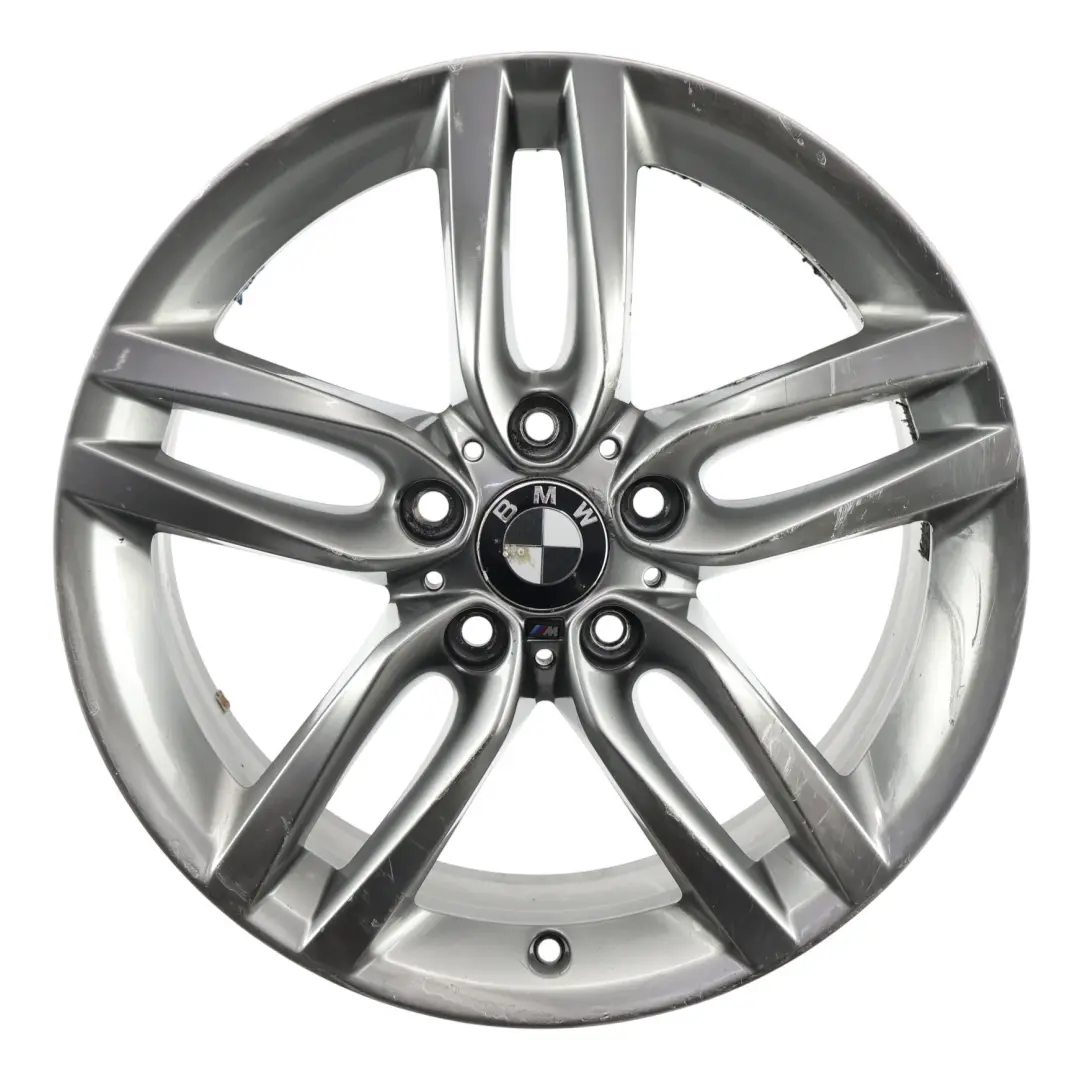 BMW F20 F21 Ferricgrey Jante arrière alliage 18" 8J ET:52 M double branche 461 - SKU 7852490-1 - Numéro de pièce 7852490