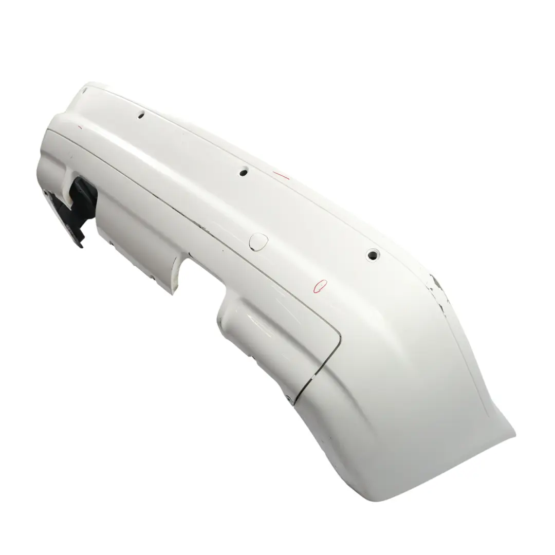 Bumper Rear Trim Panel White Painted to BMW E46 M3 Coupe Cabrio with Part number 7893222 BMW E46 M3 Coupe Cabrio Bumper Rear Trim Panel White Painted - SKU 7893222-WHI - Part number 7893222