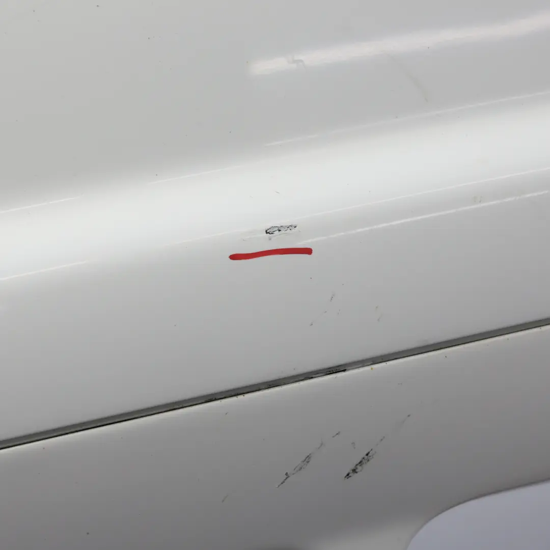 Bumper Rear Trim Panel White Painted to BMW E46 M3 Coupe Cabrio with Part number 7893222 BMW E46 M3 Coupe Cabrio Bumper Rear Trim Panel White Painted - SKU 7893222-WHI - Part number 7893222