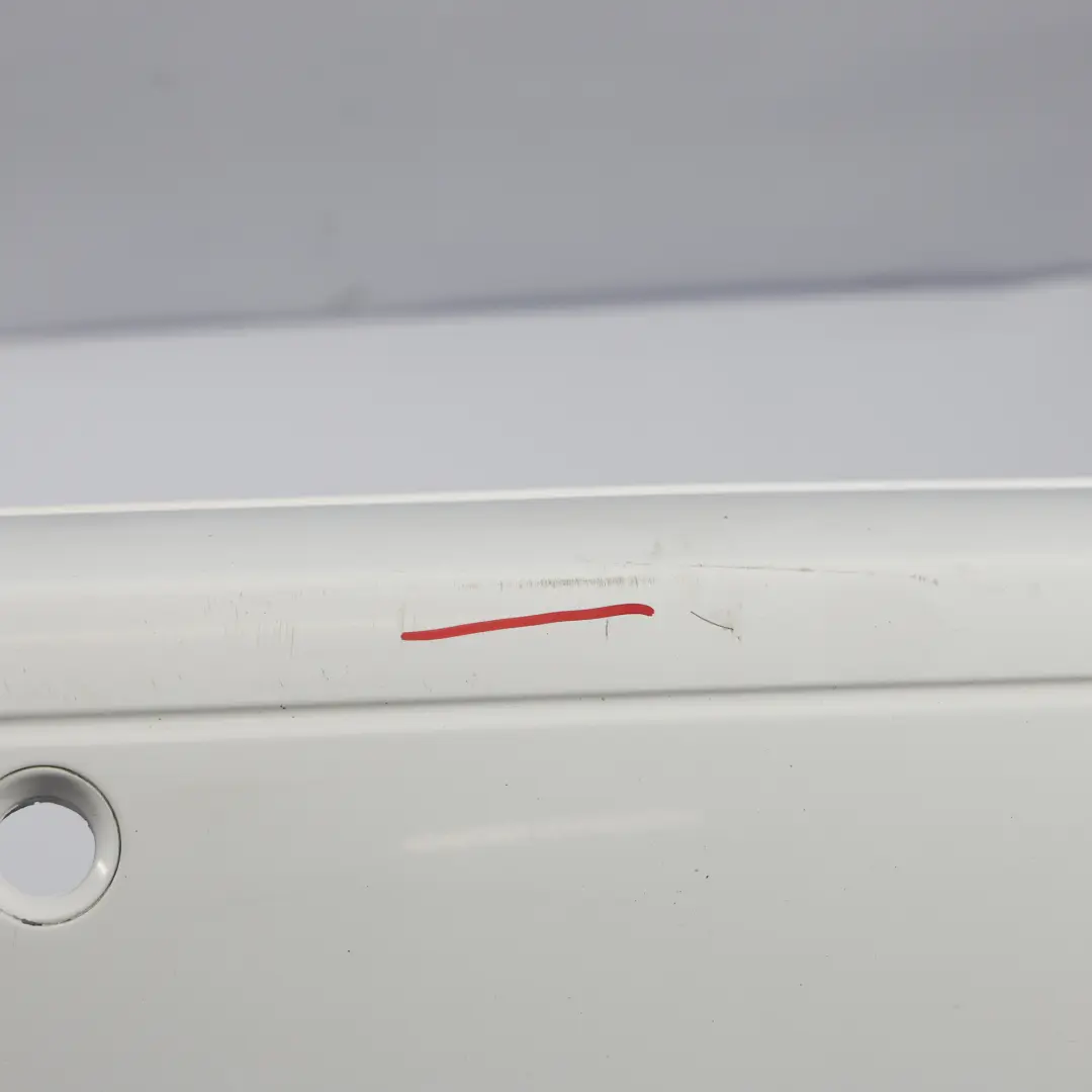 Bumper Rear Trim Panel White Painted to BMW E46 M3 Coupe Cabrio with Part number 7893222 BMW E46 M3 Coupe Cabrio Bumper Rear Trim Panel White Painted - SKU 7893222-WHI - Part number 7893222