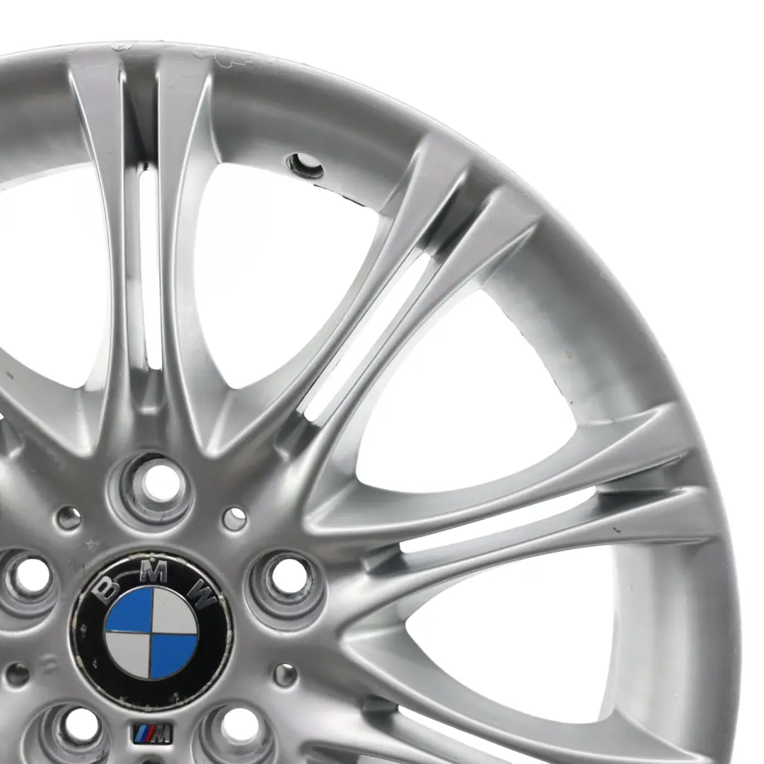 BMW E46 E85 Silber Vorne Alu Felge Alufelge 18" 8J ET:47 M Doppelspeiche 135 - SKU 7896470-1 - Teilenummer 7896470
