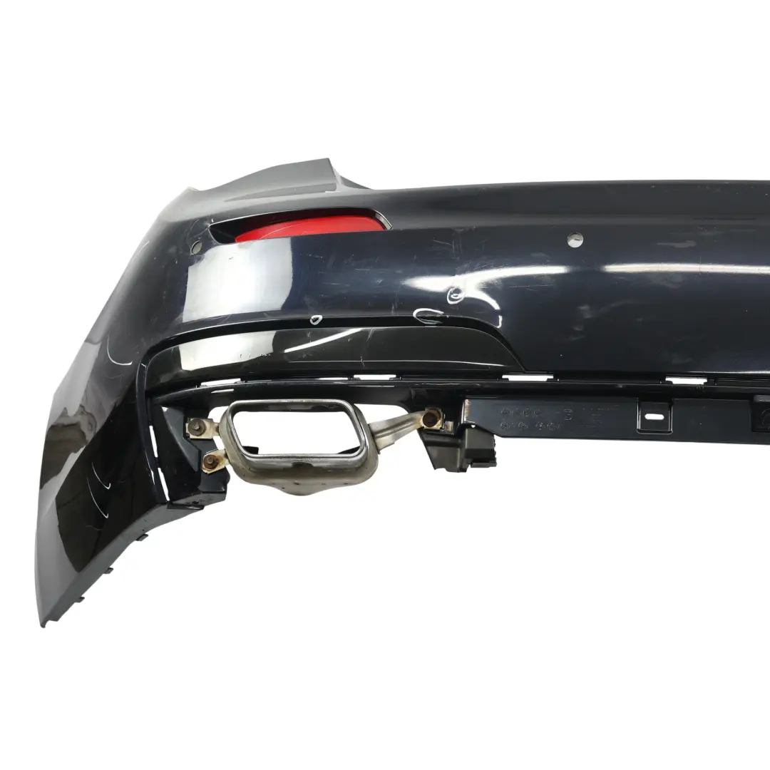 BMW F01 Tylny Zderzak M-Pakiet Azurite Black Czarny Metalik - S34 - SKU 7898876-AZB - Numer Części 7898876