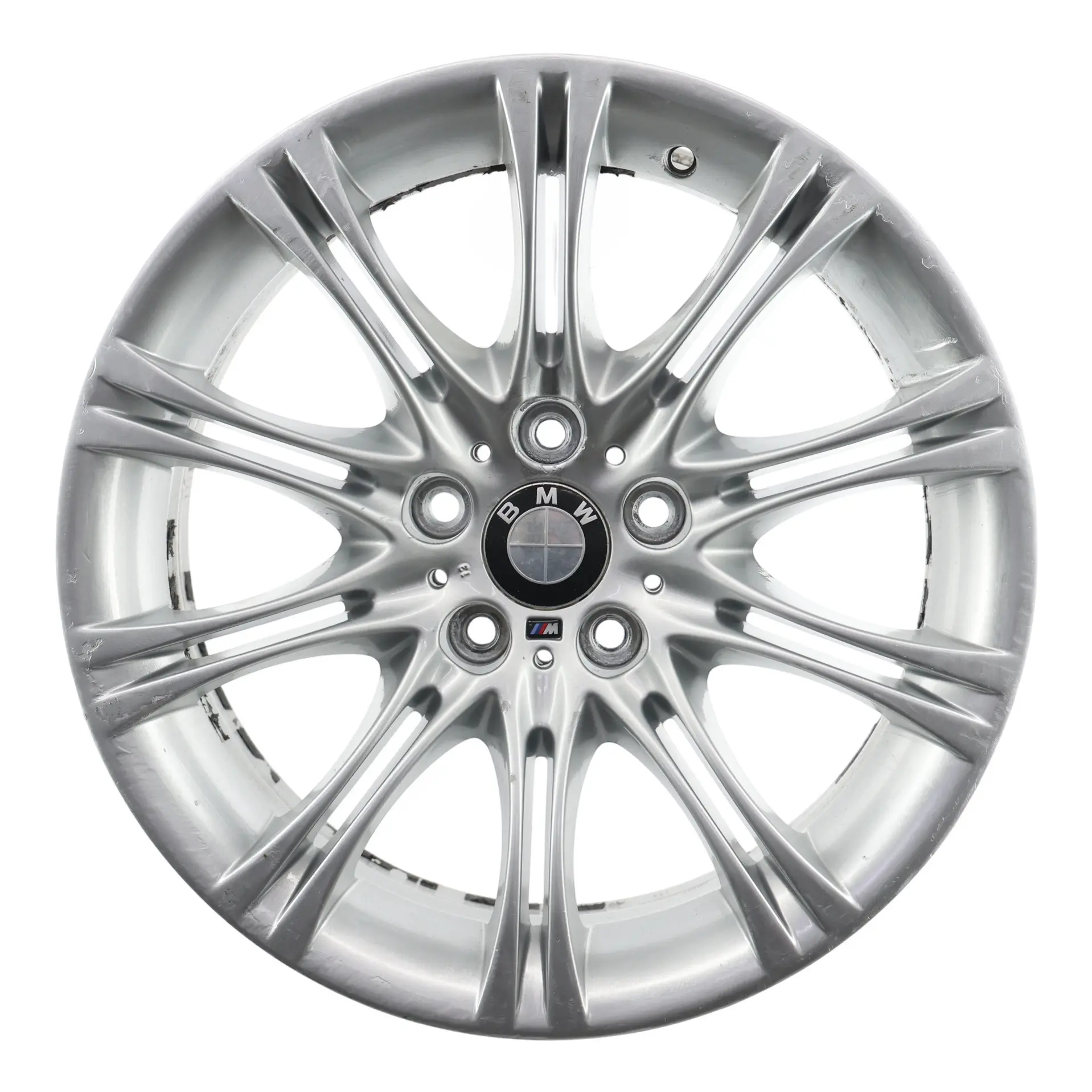 BMW E60 Srebrna Felga Aluminiowa 18" 8J ET:20 M Double Spoke 135 7905320