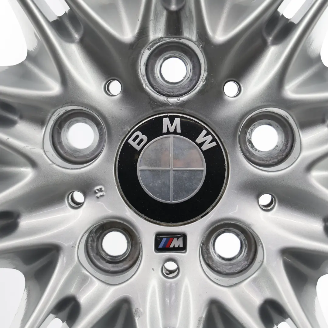 BMW Serie 5 E60 E61 Cerchi in lega argento 18" 8J ET:20 M Doppie razze 135 - SKU 7905320-1 - Numero di parte 7905320