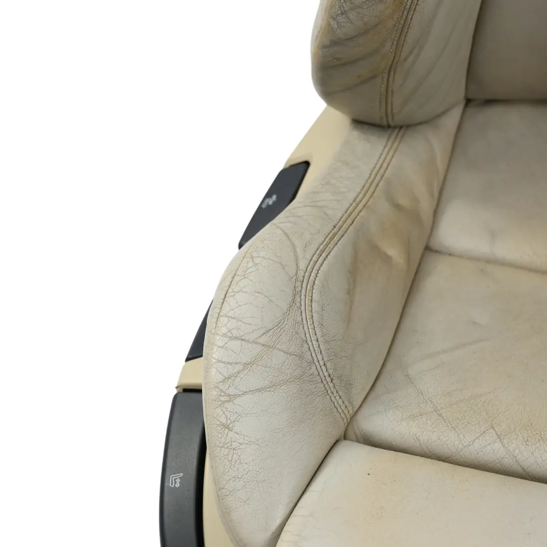 BMW Z4 E85 Cabrio Sedile Anteriore M Sport Riscaldato Pelle Oregon Beige Destro - SKU 7909247-2 - Numero di parte 7909247