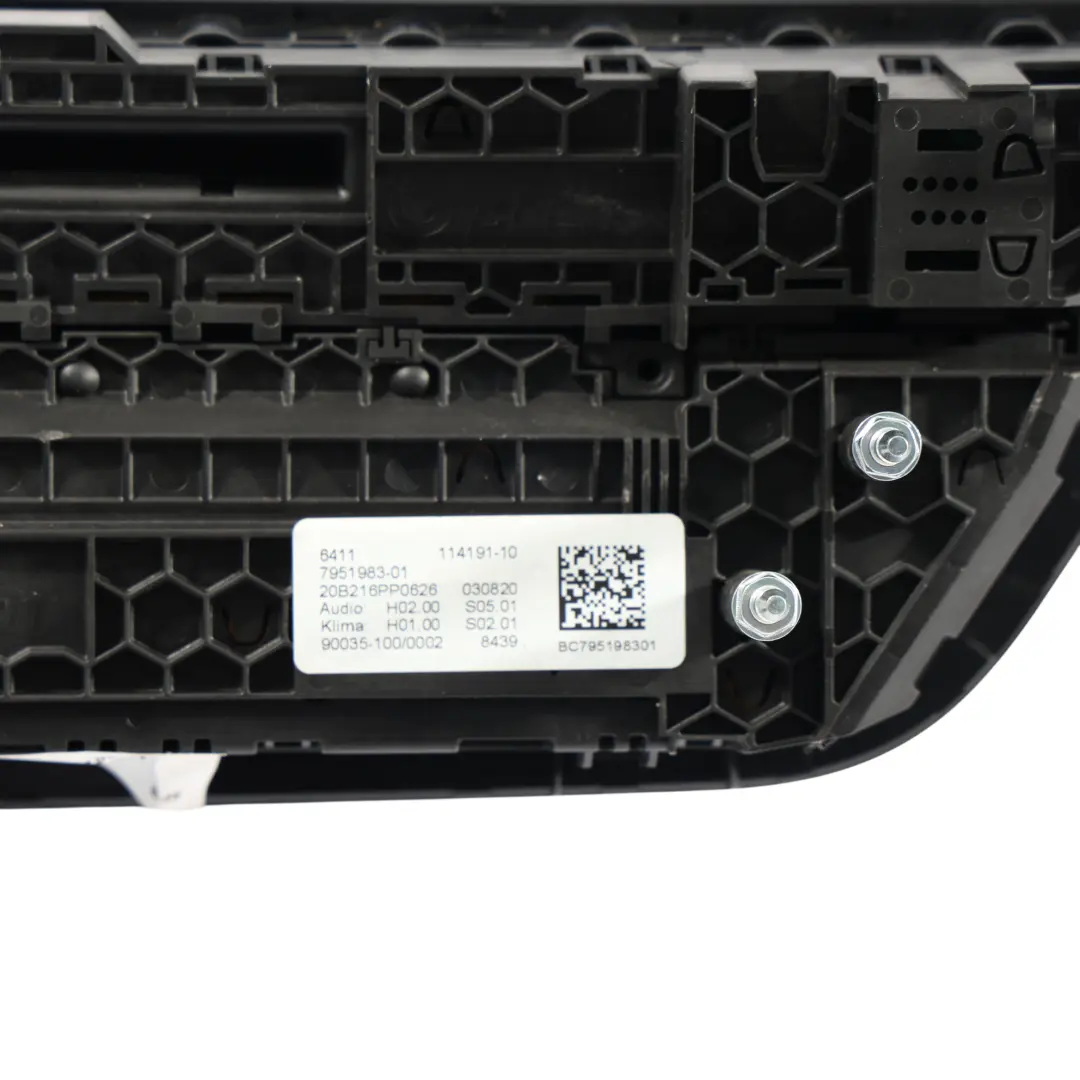 Klimaanlage Klimabedienfeld Radio A/C Schalter für BMW X3 G01 mit Teilenummer 7951983 BMW X3 G01 Klimaanlage Klimabedienfeld Radio A/C Schalter - SKU 7951983-1 - Teilenummer 7951983