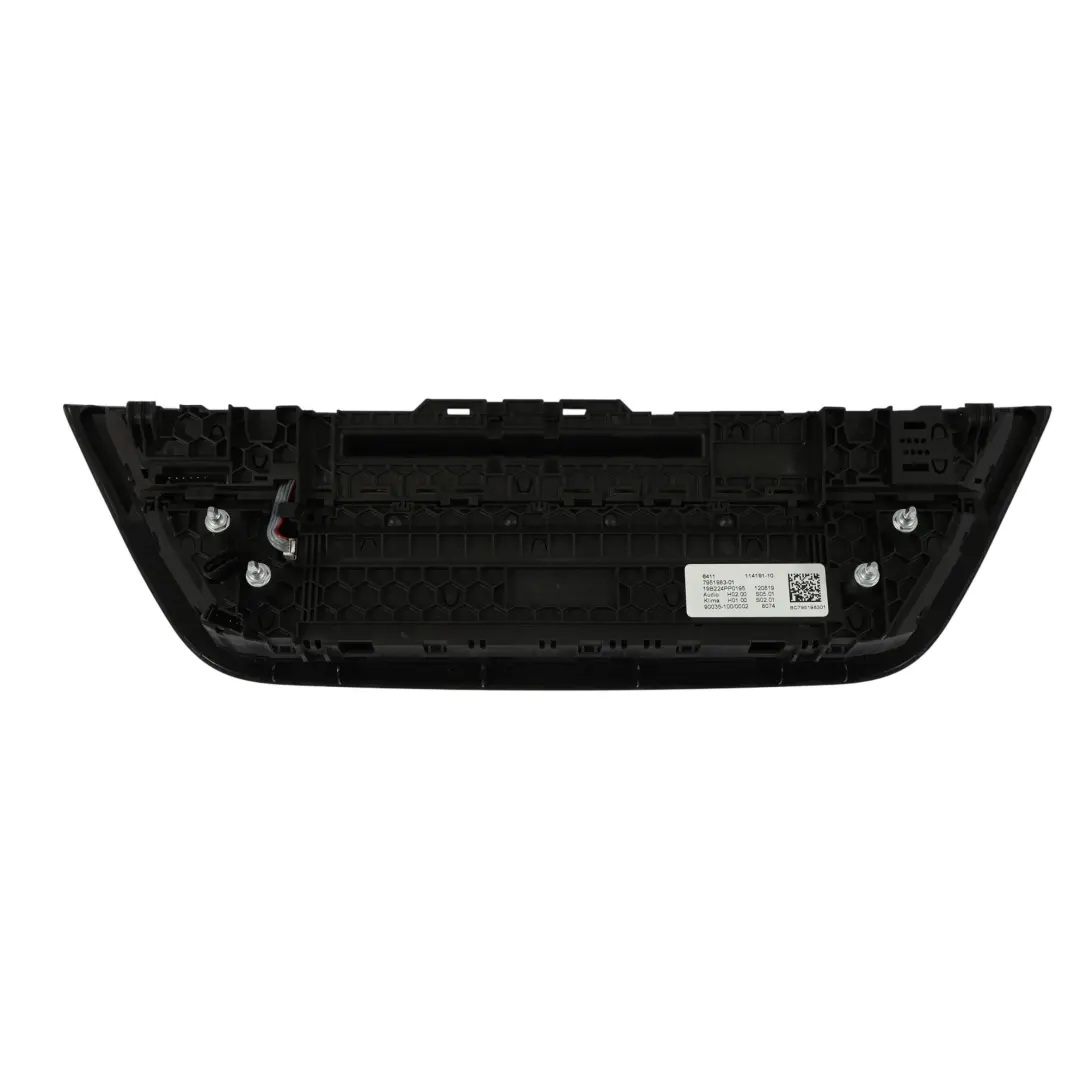 Aire Acondicionado Climatizador Panel Radio A/C Interruptor para BMW X3 G01 con número de pieza 7951983 BMW X3 G01 Aire Acondicionado Climatizador Panel Radio A/C Interruptor - SKU 7951983 - Número de pieza 7951983