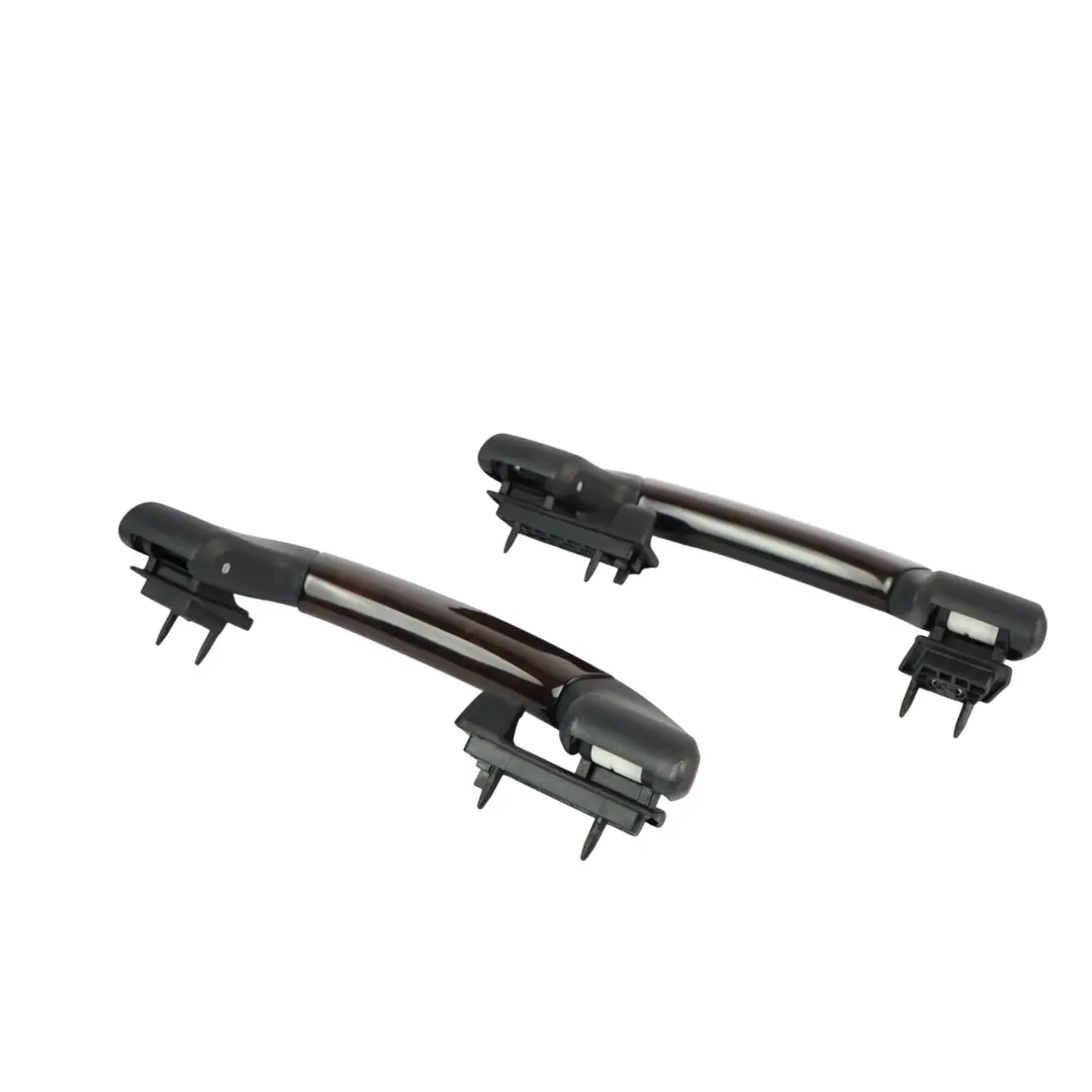 BMW F01 F02 Poignées Maintien Pavillon Avant Arrière Gauche Droite Bois Noyer - SKU 7967630 - Numéro de pièce 7967630