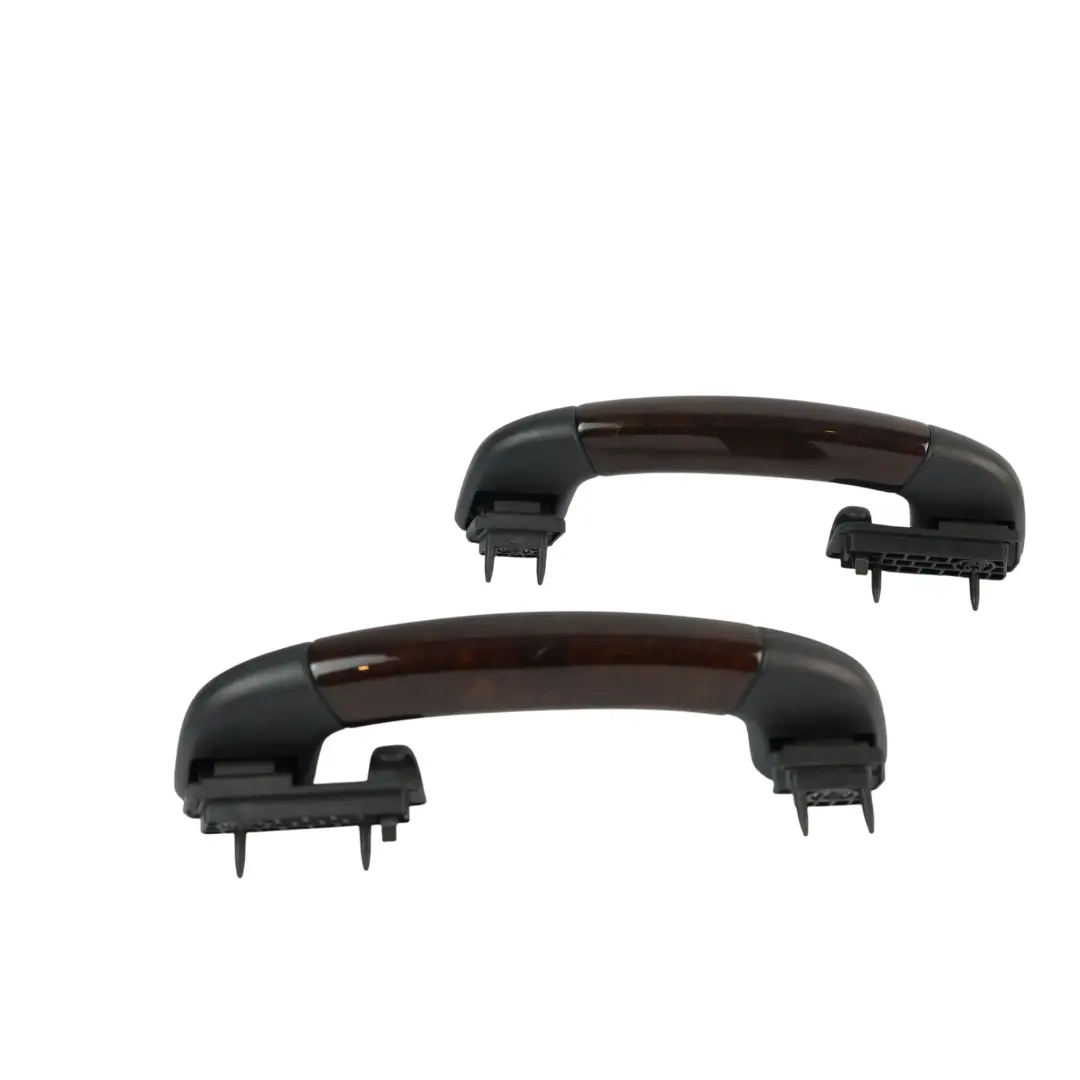 BMW F01 F02 Poignées Maintien Pavillon Avant Arrière Gauche Droite Bois Noyer - SKU 7967630 - Numéro de pièce 7967630