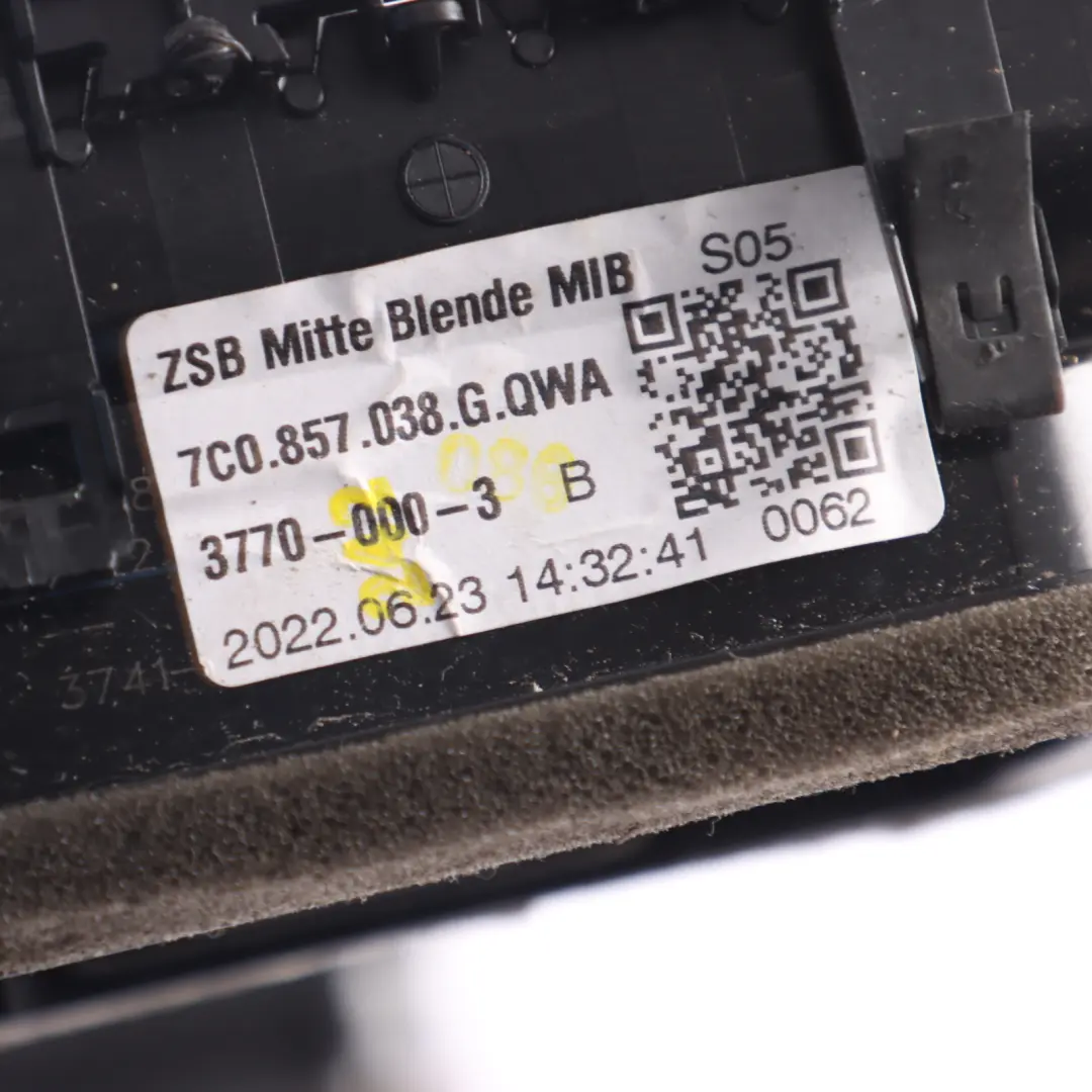 Volkswagen Crafter Sy Air Vent Panel Center Music Player Trim Grille - SKU 7C0857038G - Part number 7C0857038G