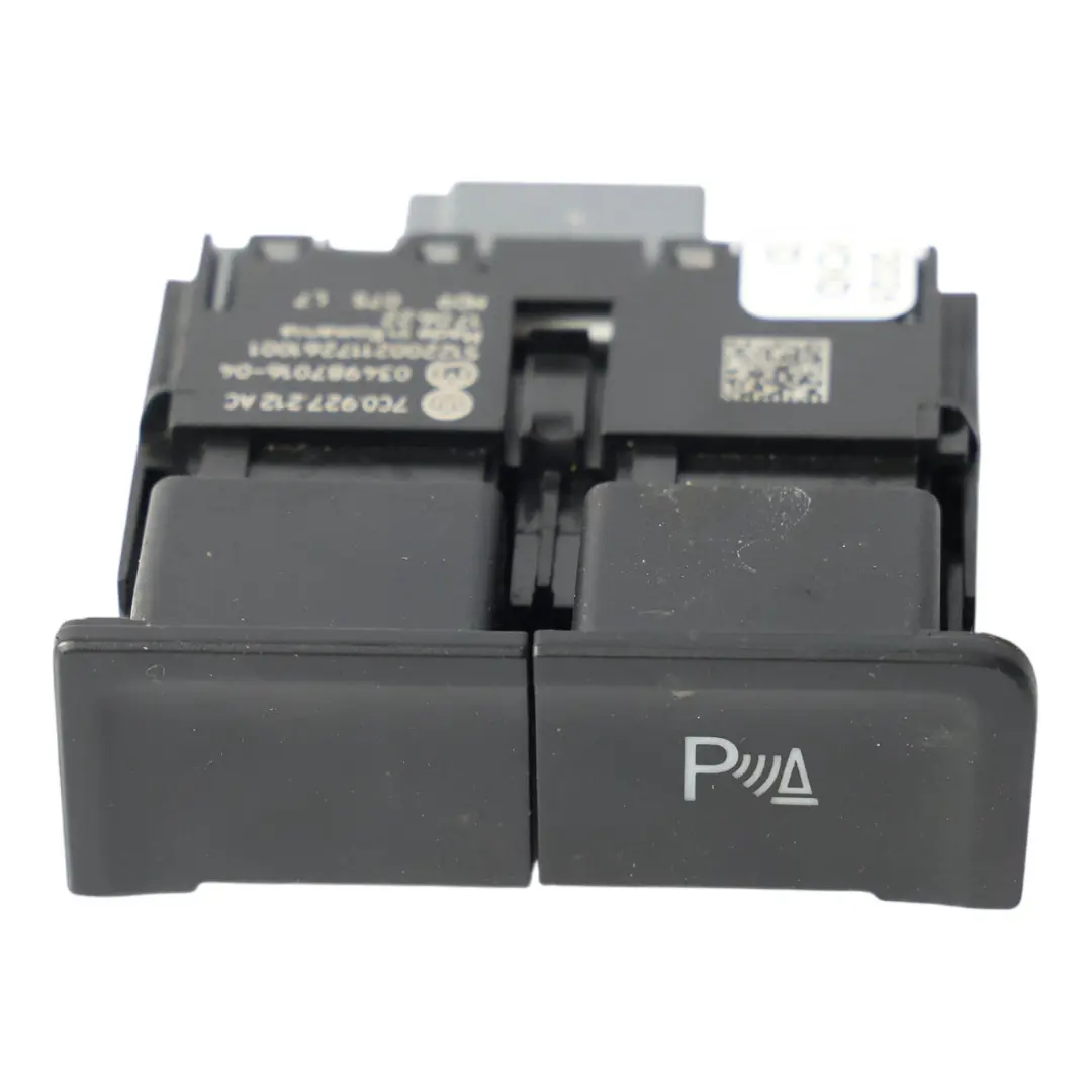 VW Crafter SY Salpicadero PDC Interruptor Sensor Aparcamiento Botón - SKU 7C0927212AC - Número de pieza 7C0927212AC