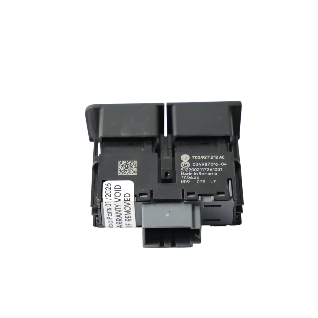 Salpicadero PDC Interruptor Sensor Aparcamiento Botón para VW Crafter SY con número de pieza 7C0927212AC VW Crafter SY Salpicadero PDC Interruptor Sensor Aparcamiento Botón - SKU 7C0927212AC - Número de pieza 7C0927212AC