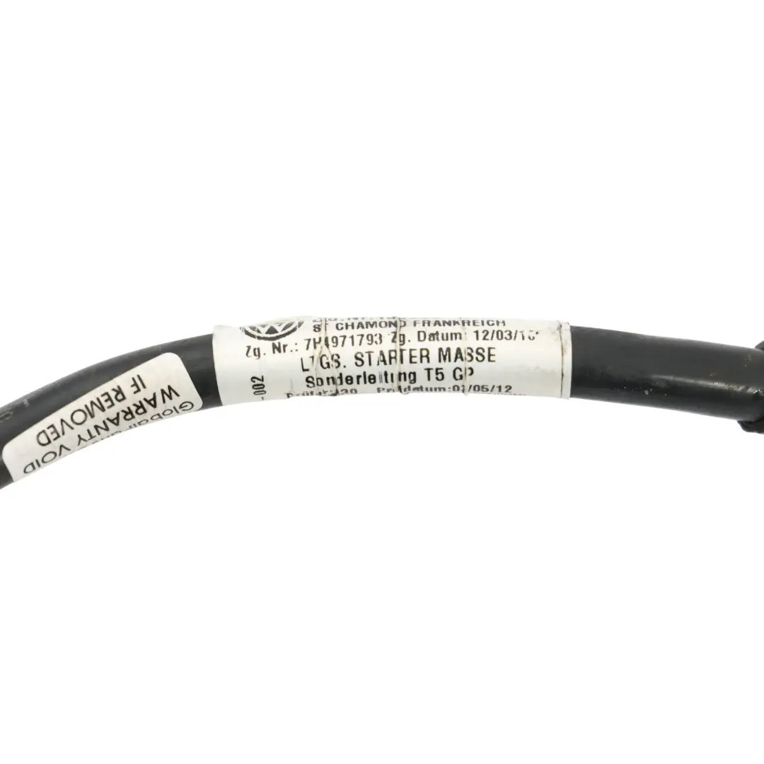 Batterie Kabel Negative Leitung Kabel für Volkswagen Transporter T5 T6 mit Teilenummer 7E0971793 Volkswagen Transporter T5 T6 Batterie Kabel Negative Leitung Kabel - SKU 7E0971793 - Teilenummer 7E0971793