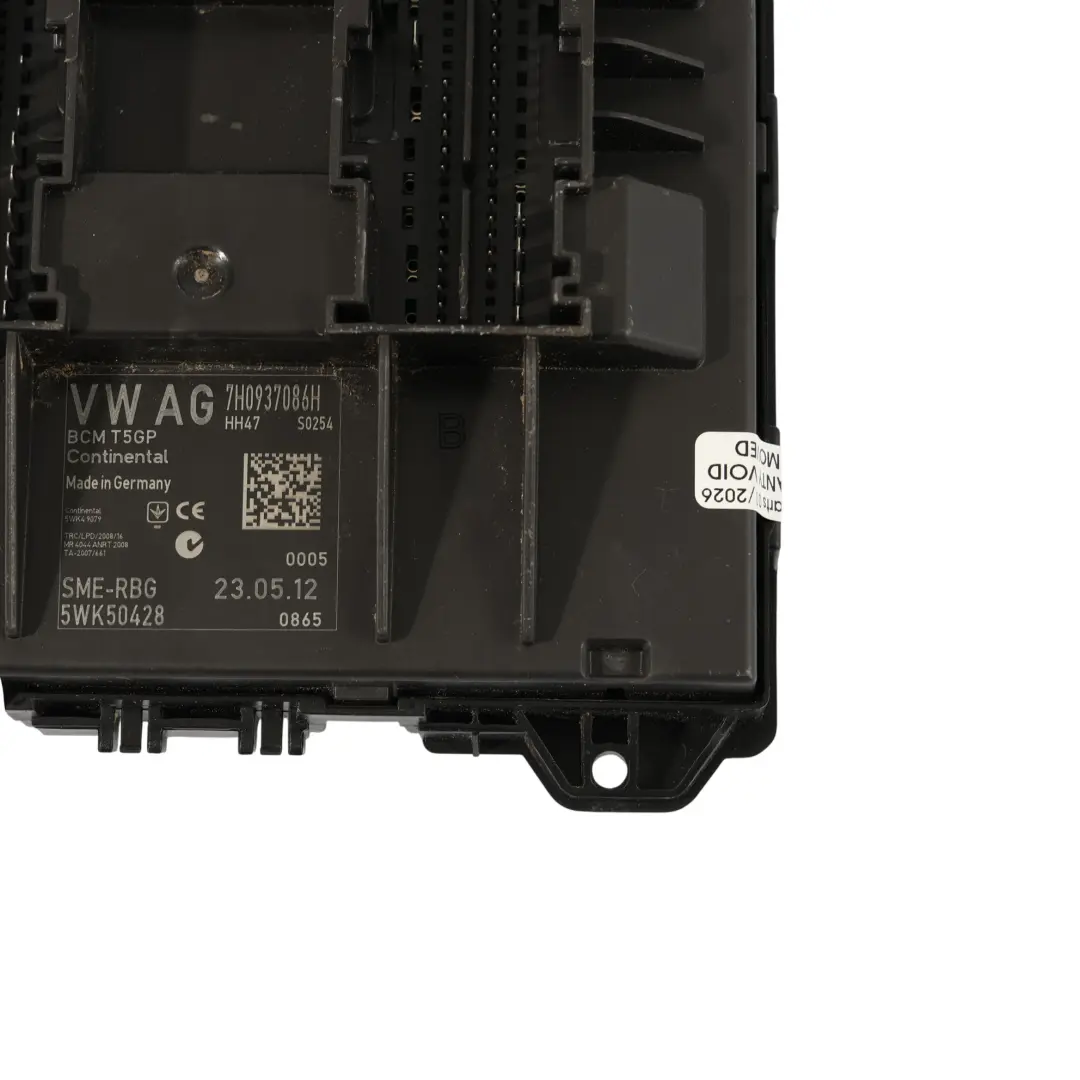 VW Volkswagen Transporter T5 Karosseriesteuergerät BCM Steuergerät - SKU 7H0937086H - Teilenummer 7H0937086H