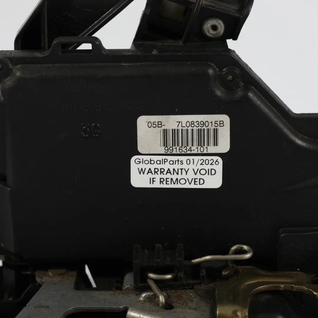 Porsche Cayenne 9PA Mécanisme De Verrouillage De Porte Arrière Gauche - SKU 7L0839015B - Numéro de pièce 7L0839015B