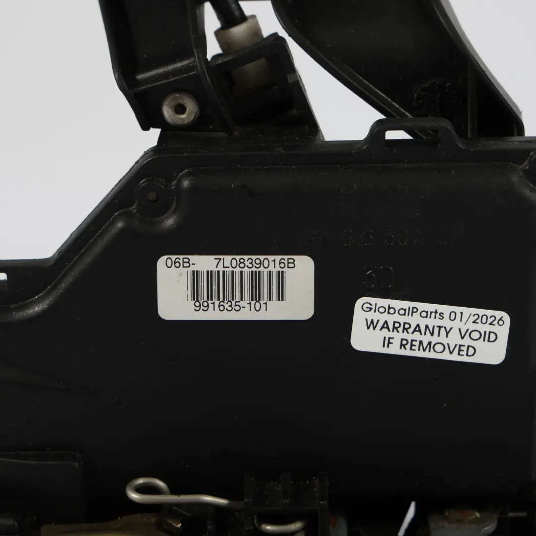 Porsche Cayenne 9PA Door Lock Catch Mechanism Rear Right O/S - SKU 7L0839016B - Part number 7L0839016B