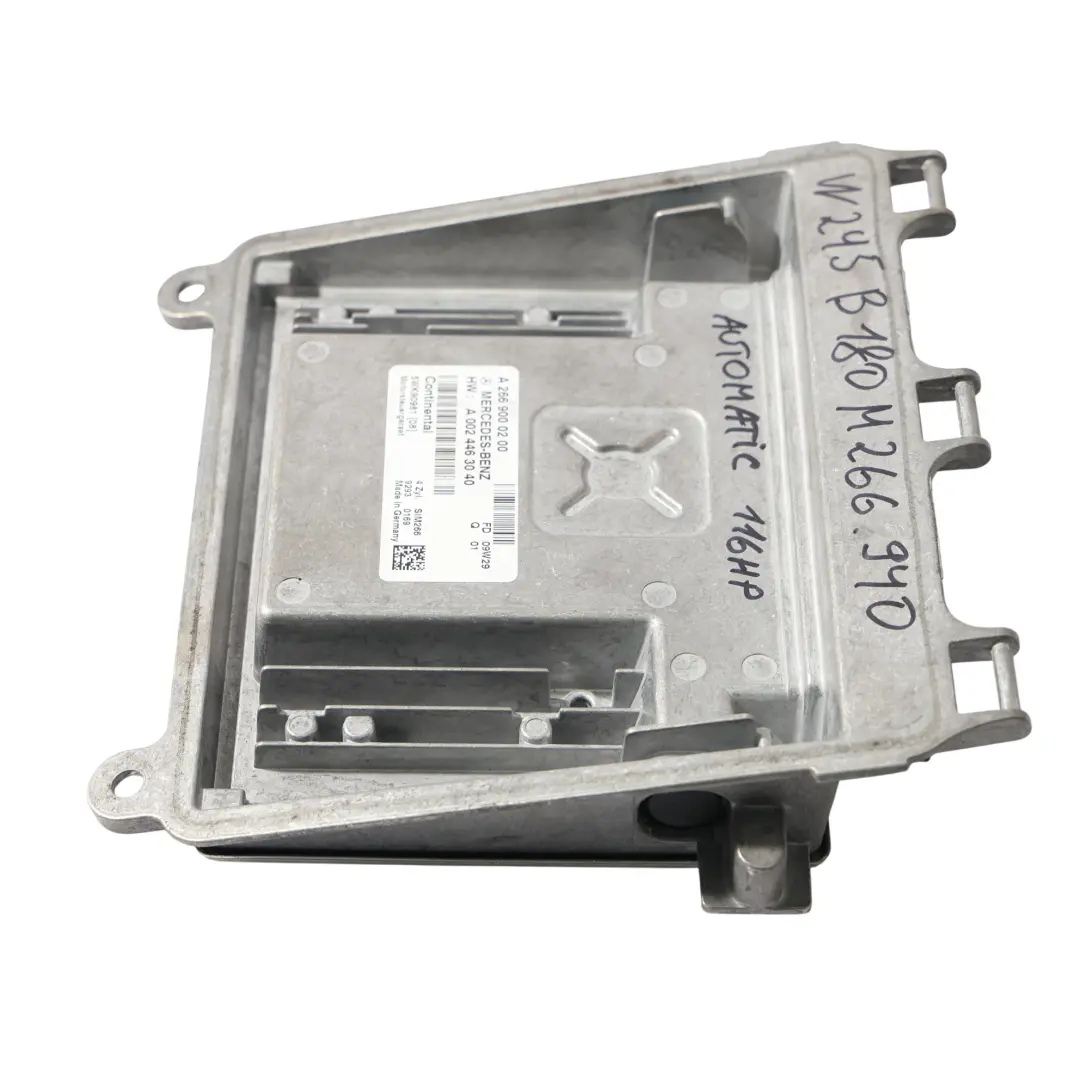 266.940 Motorsteuerung ECU Kit Automatik für Mercedes W245 B180 mit Teilenummer A2669000200 Mercedes W245 B180 266.940 Motorsteuerung ECU Kit Automatik - SKU A2669000200 - Teilenummer A2669000200