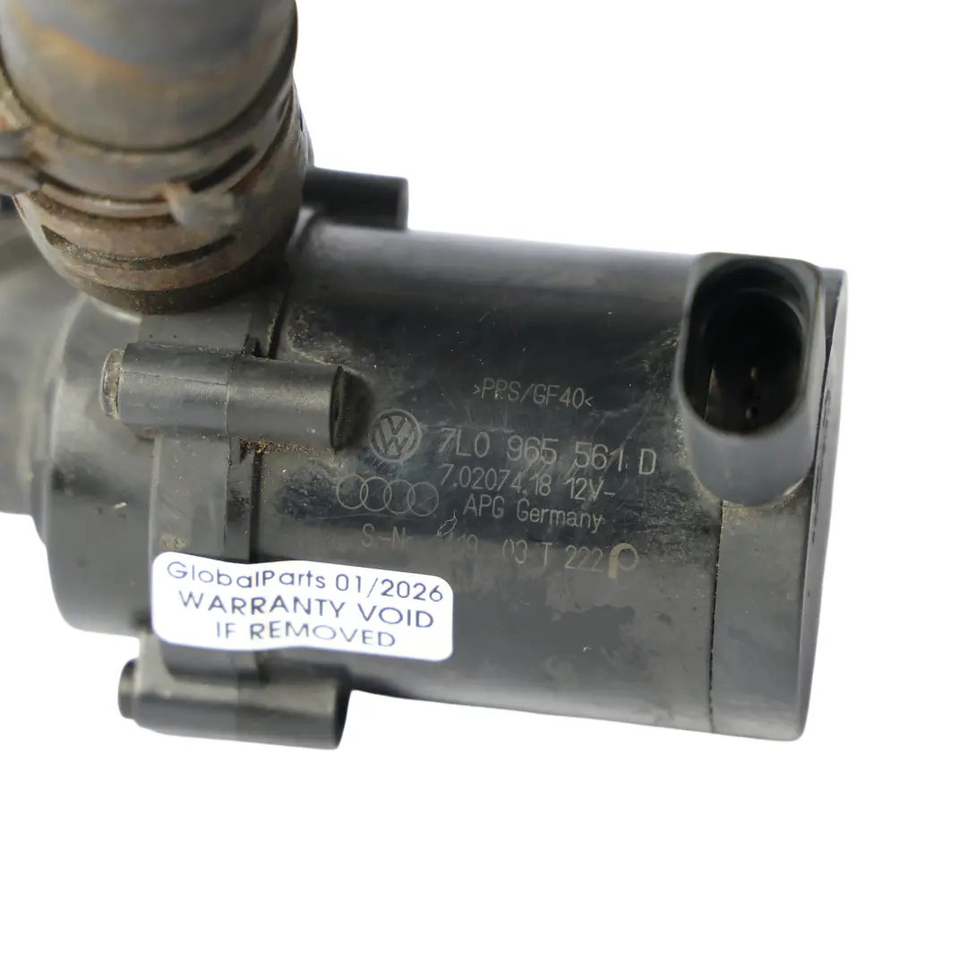 Acondicionado Bomba Refrigerante Auxiliar para Porsche Cayenne Turbo 9PA con número de pieza 7L0965561D Porsche Cayenne Turbo 9PA Acondicionado Bomba Refrigerante Auxiliar - SKU 7L0965561D - Número de pieza 7L0965561D